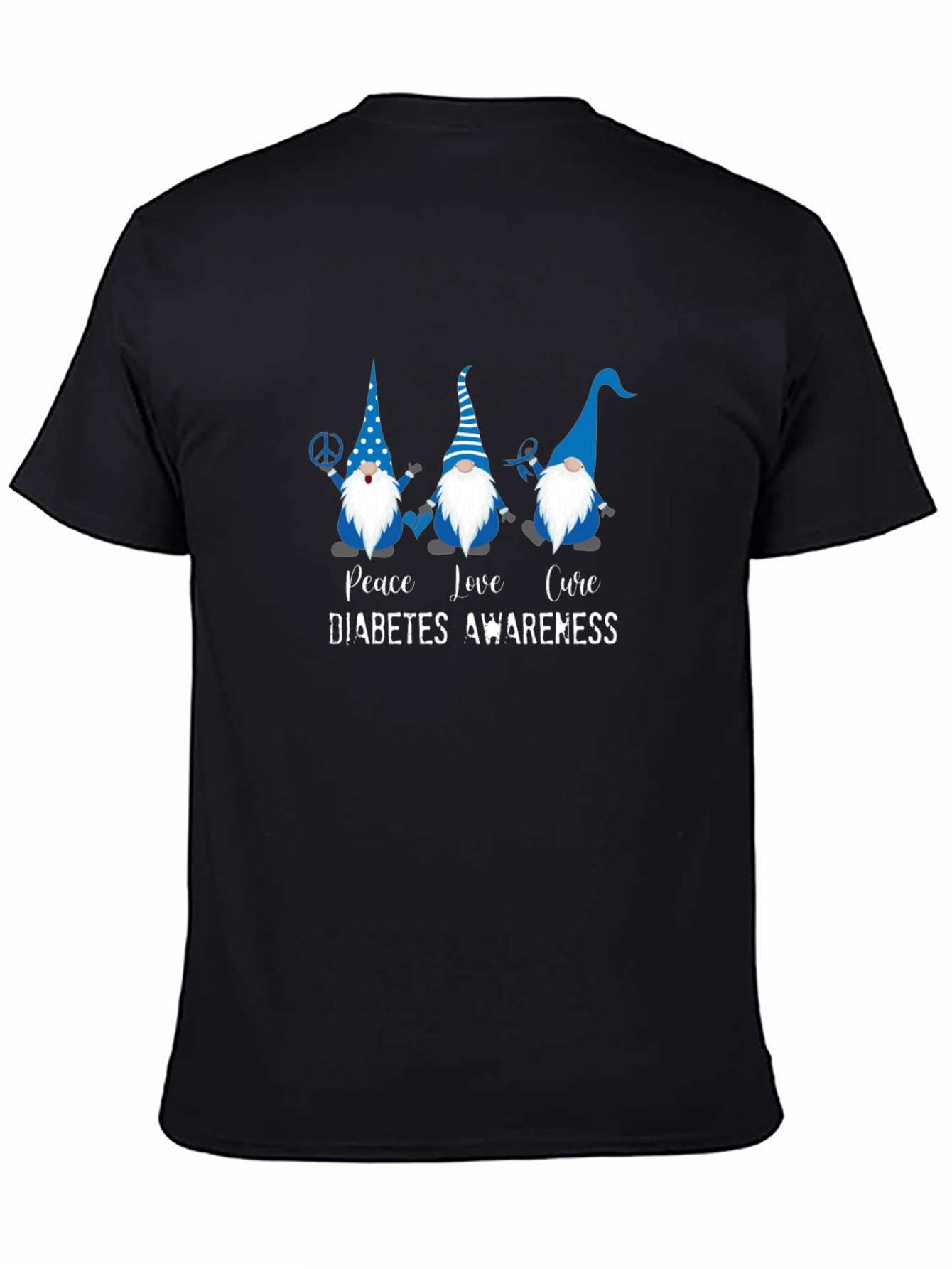 Diabetes Awareness Gnome T-Shirt - 4