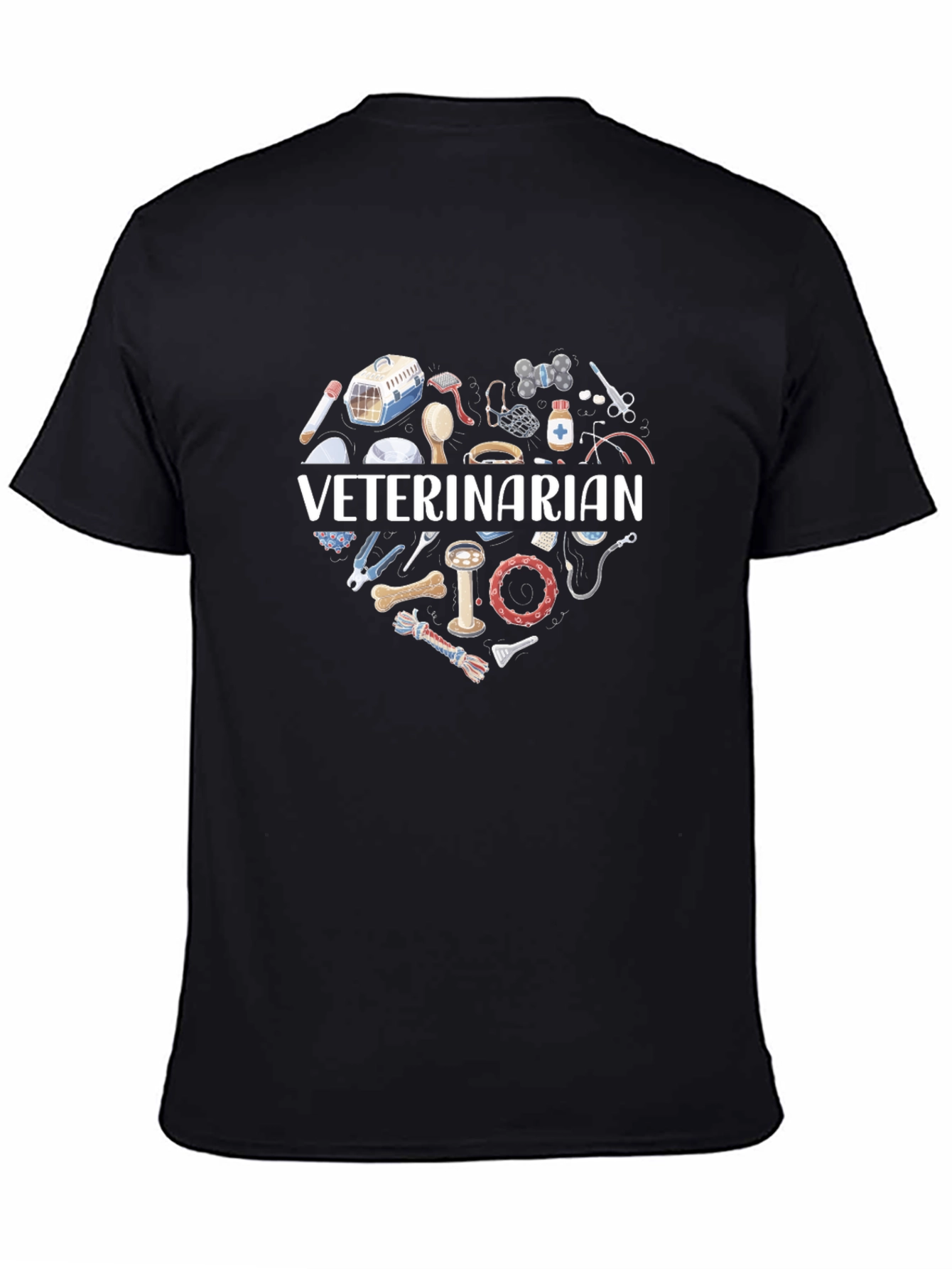 Veterinarian Heart Graphic T-Shirt - 4