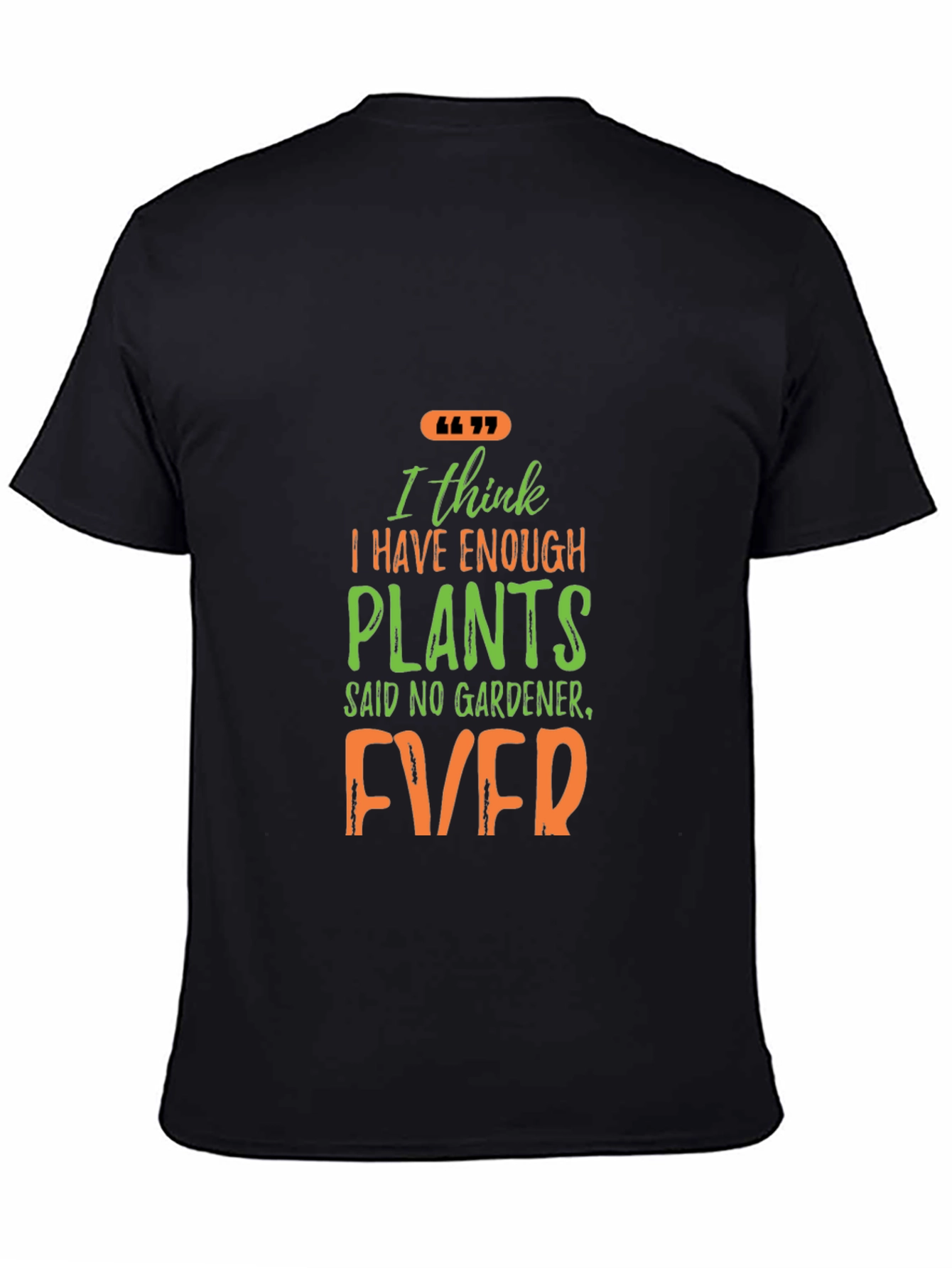 Black Plant Lover Graphic Tee - Gardener Humor Shirt view 4