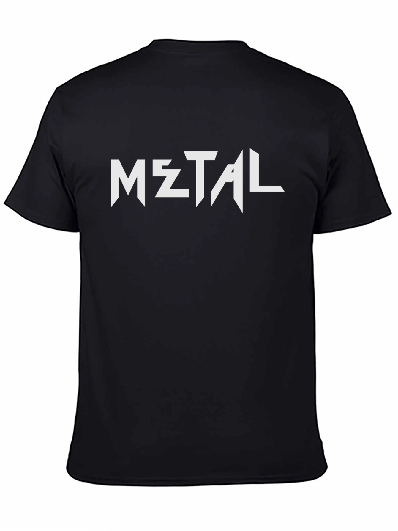 Black Black Metal Graphic T-Shirt - Bold Statement Tee view 4