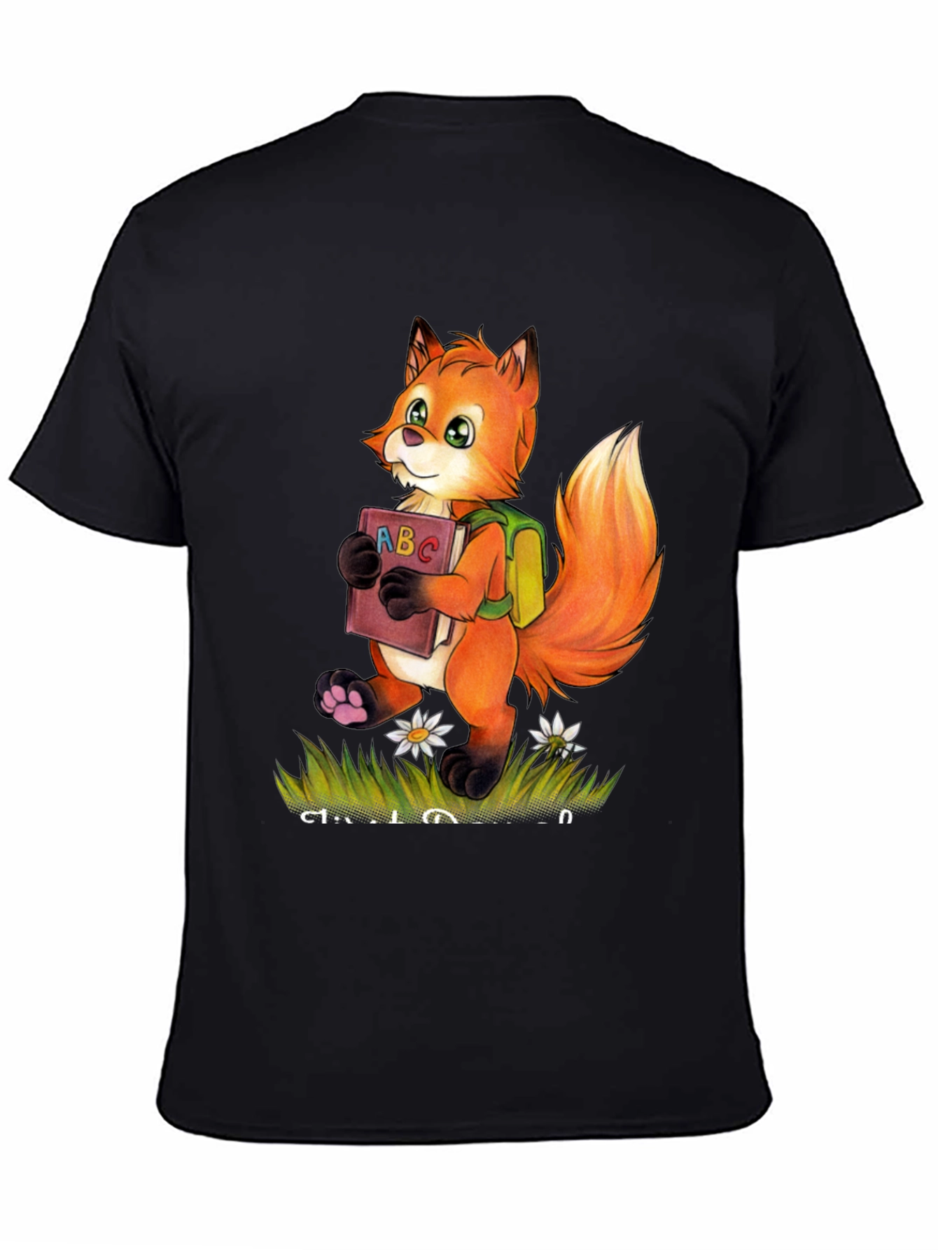 Black Fox ABC Book T-Shirt view 4