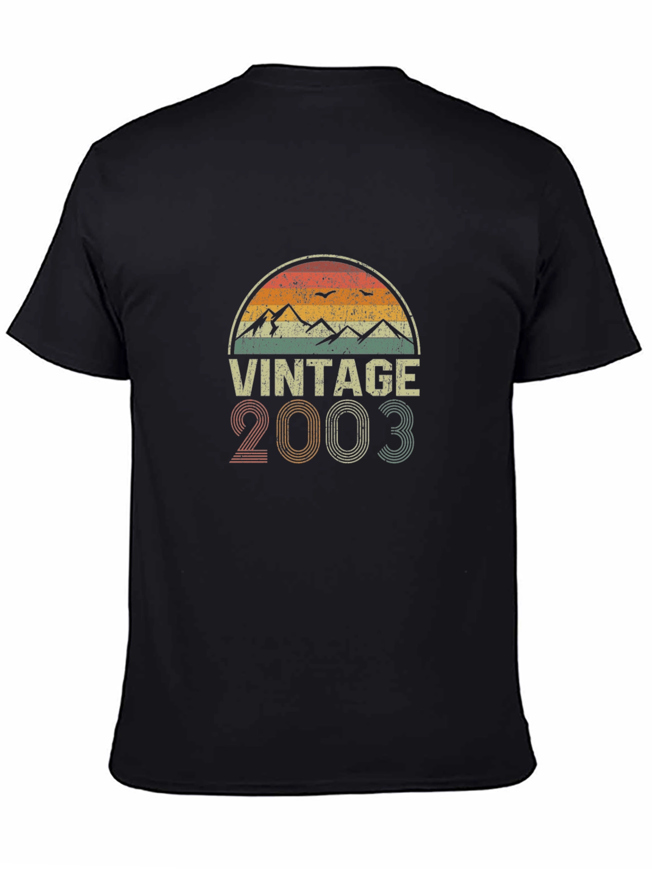Black Vintage 2003 Graphic T-Shirt view 4