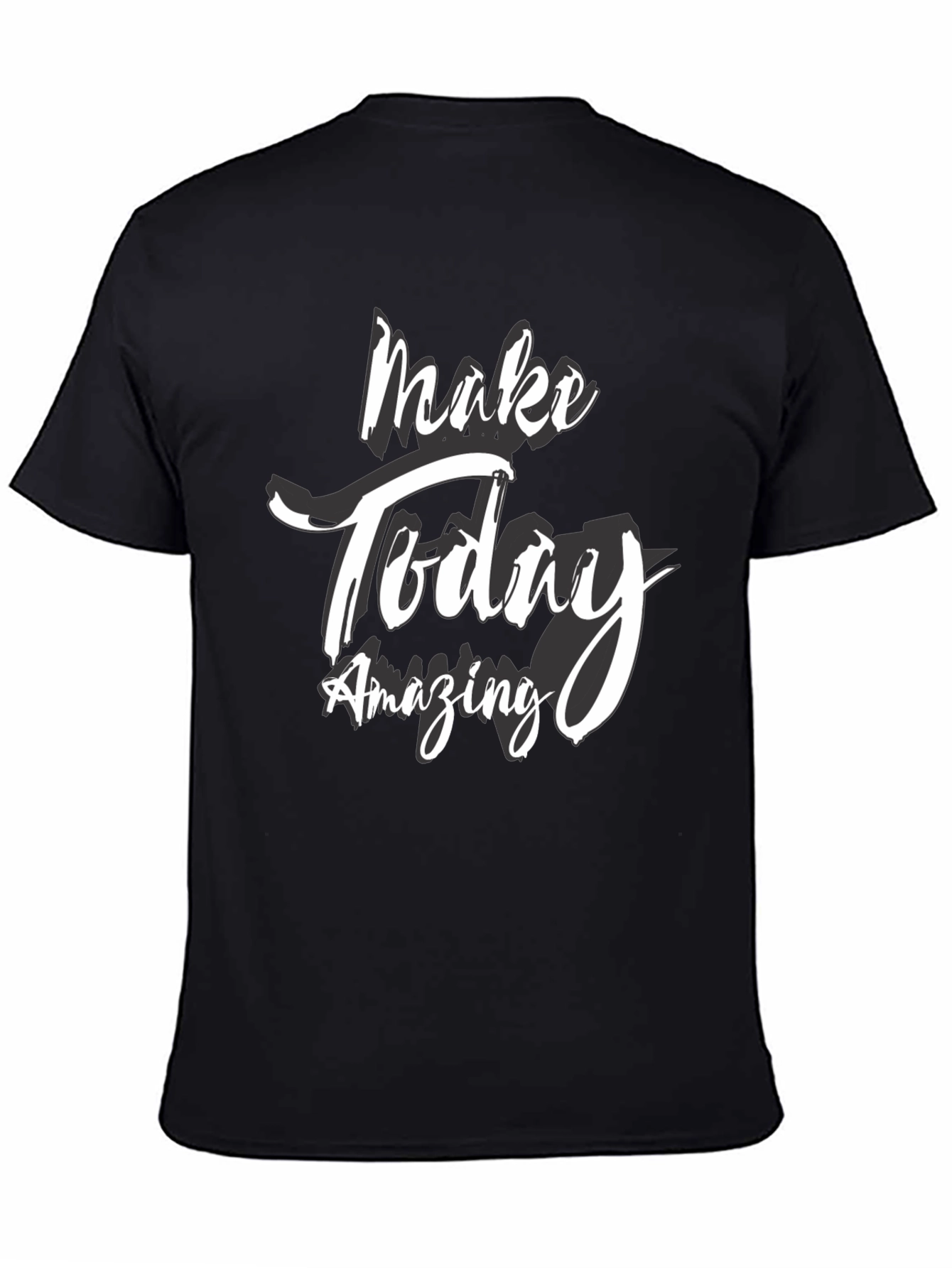 Black Make Today Amazing Graphic Tee view 4