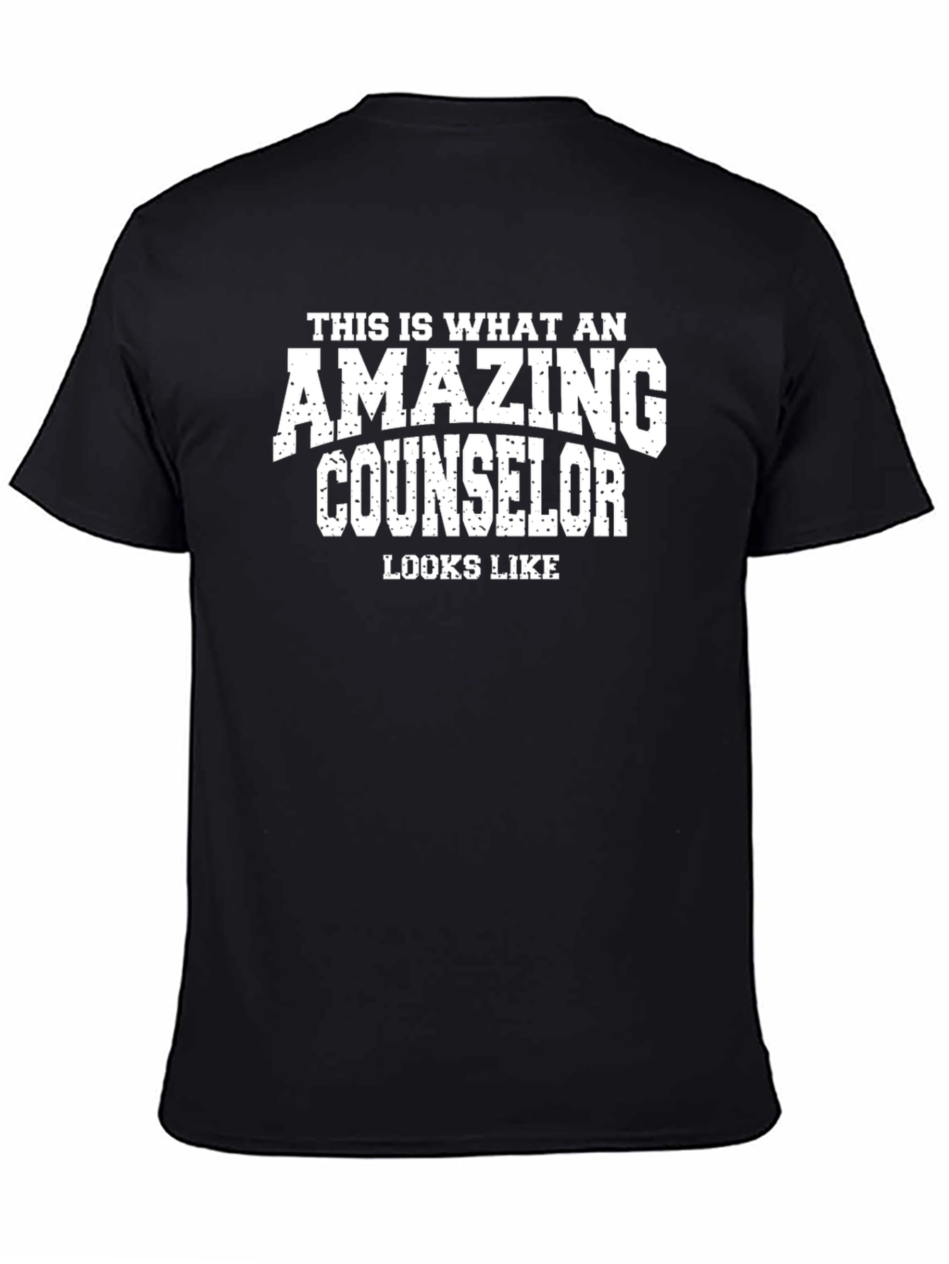 Black Amazing Counselor Graphic T-Shirt view 4