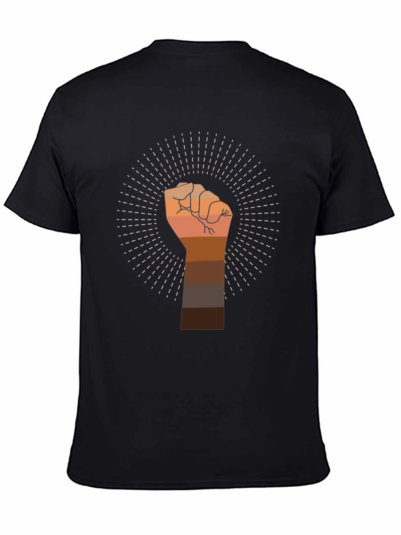 Black Unity Fist Graphic Tee view 4