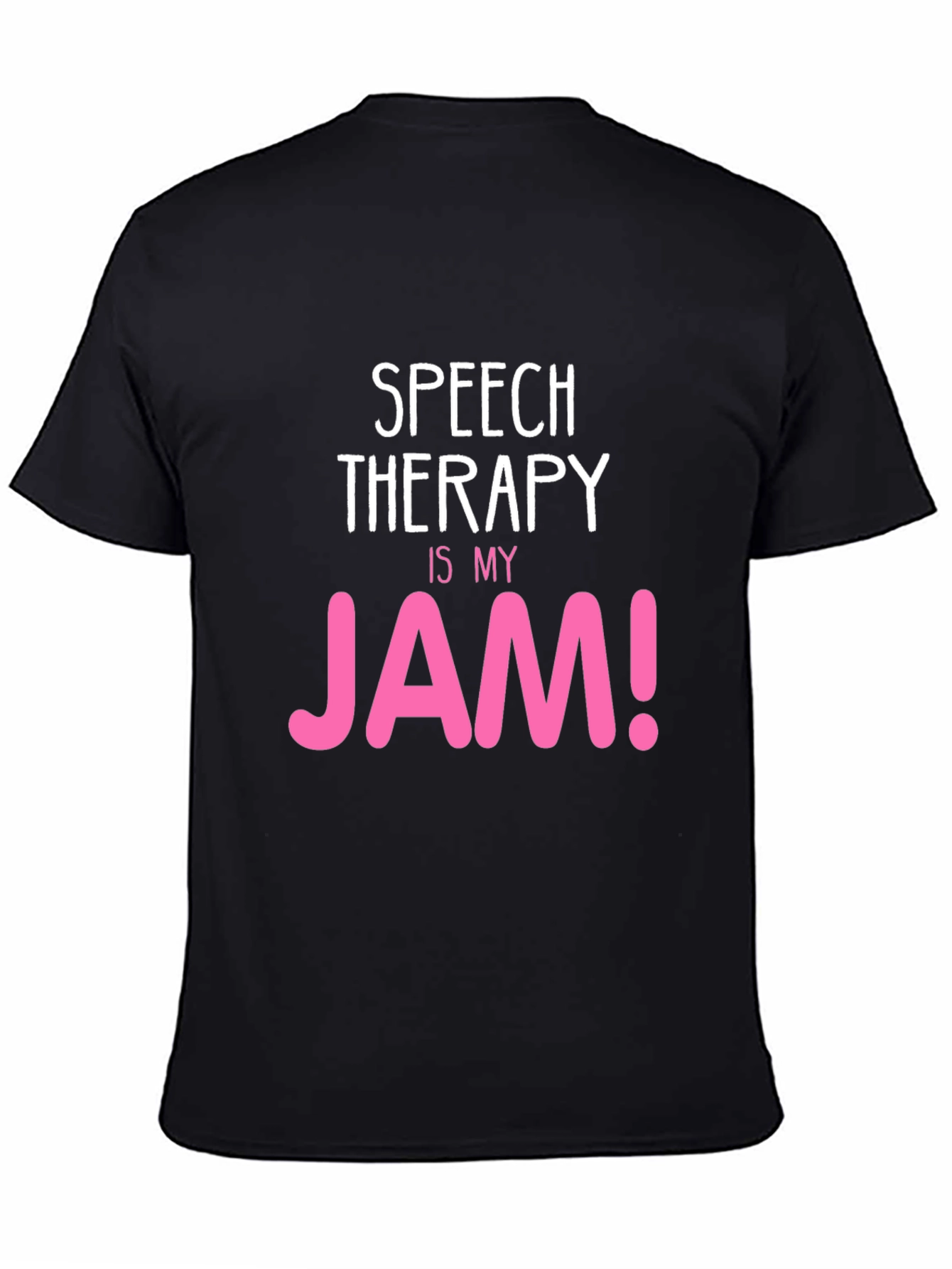 Black Speech Therapy JAM! T-Shirt view 4