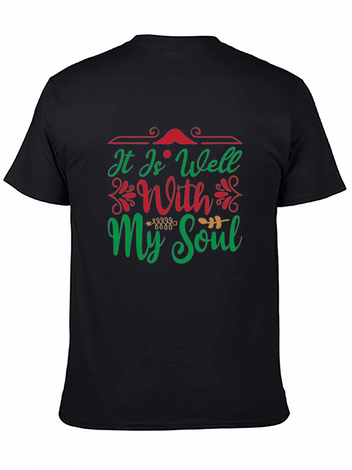 Black It Is Well With My Soul T-Shirt view 4