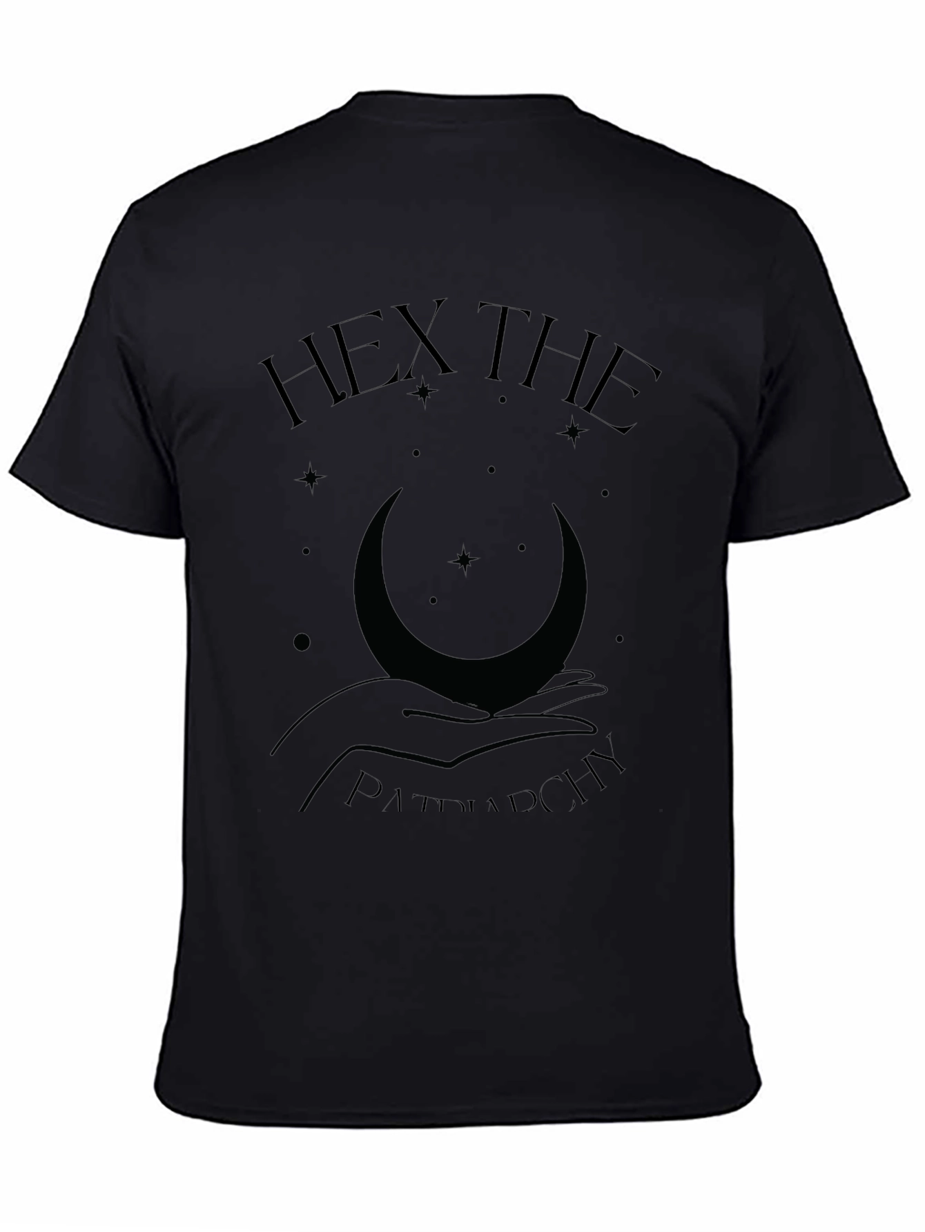 Black Hex the Patriarchy Graphic Tee view 4