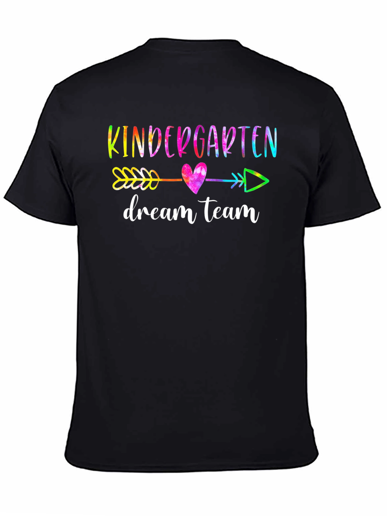 Black Kindergarten Dream Team T-Shirt view 4