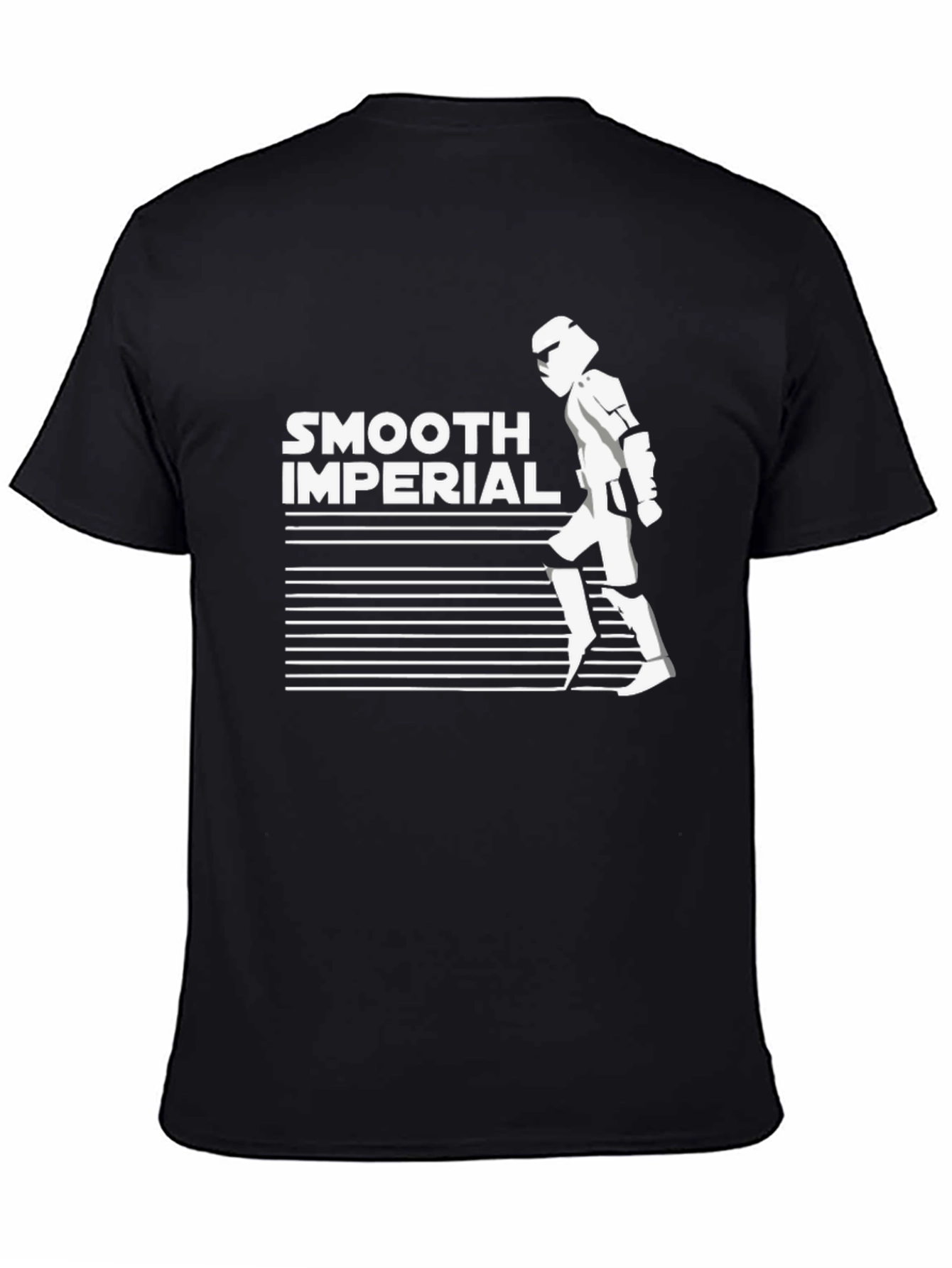 Black Smooth Imperial Graphic T-Shirt - Star Wars Inspired view 4