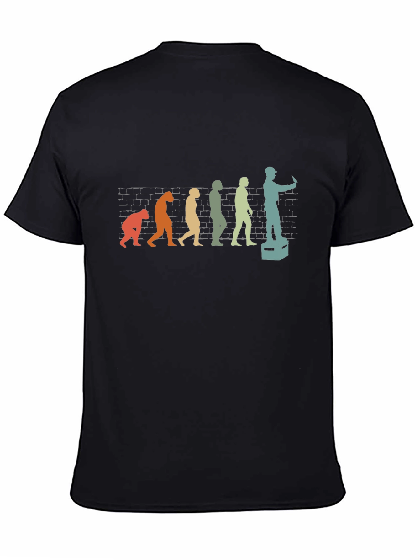 Black Evolution of Selfie T-Shirt view 4