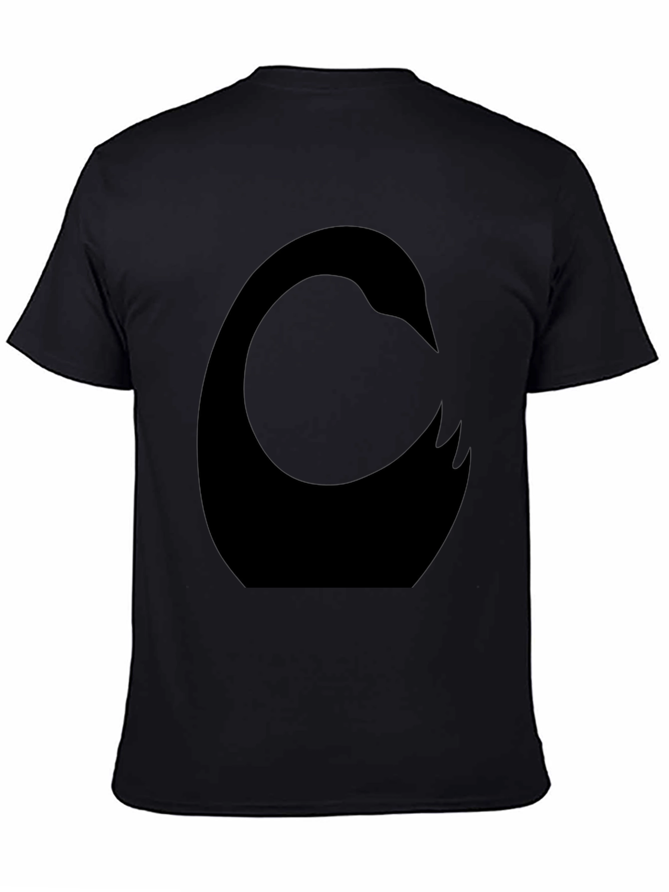 Black Black Swan Graphic T-Shirt - Unique Design view 4
