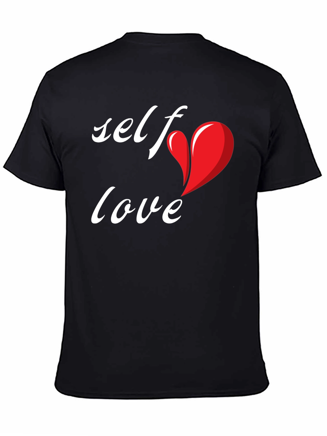 Black Self Love Black Graphic Tee - Express Yourself view 4