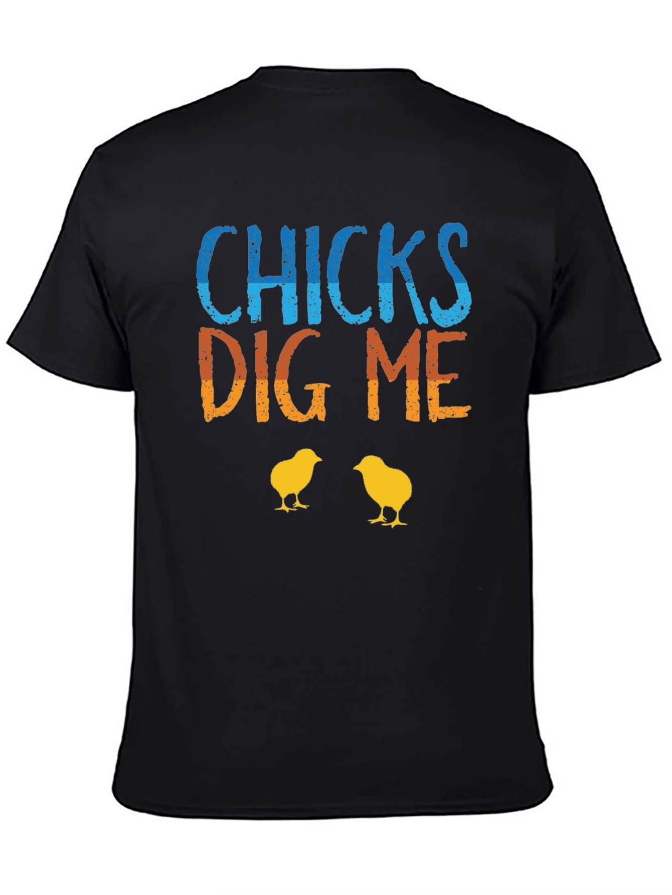 Black Chicks Dig Me T-Shirt - Fun Easter Apparel view 4