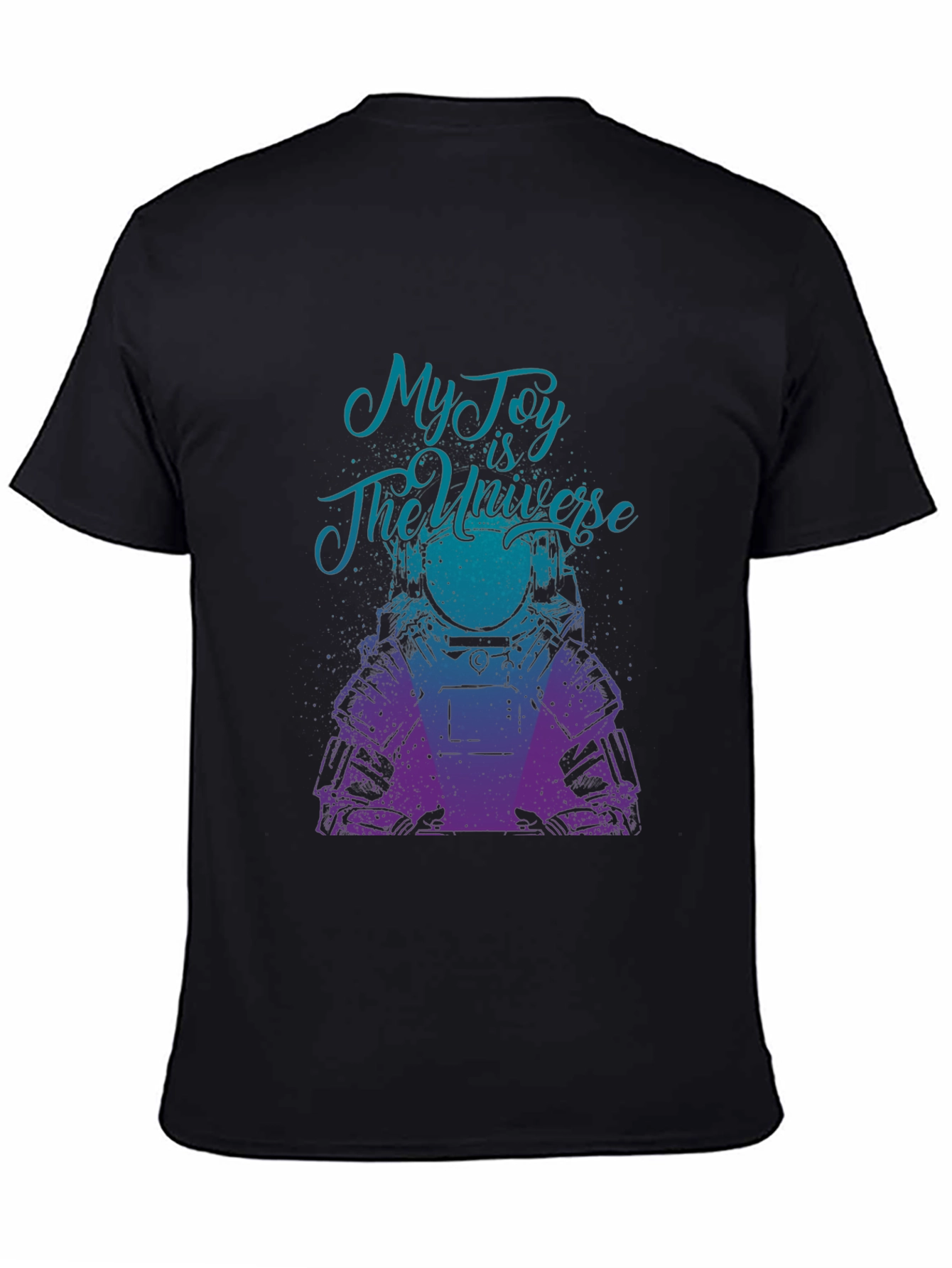 Black My Joy is the Universe Graphic T-Shirt view 4