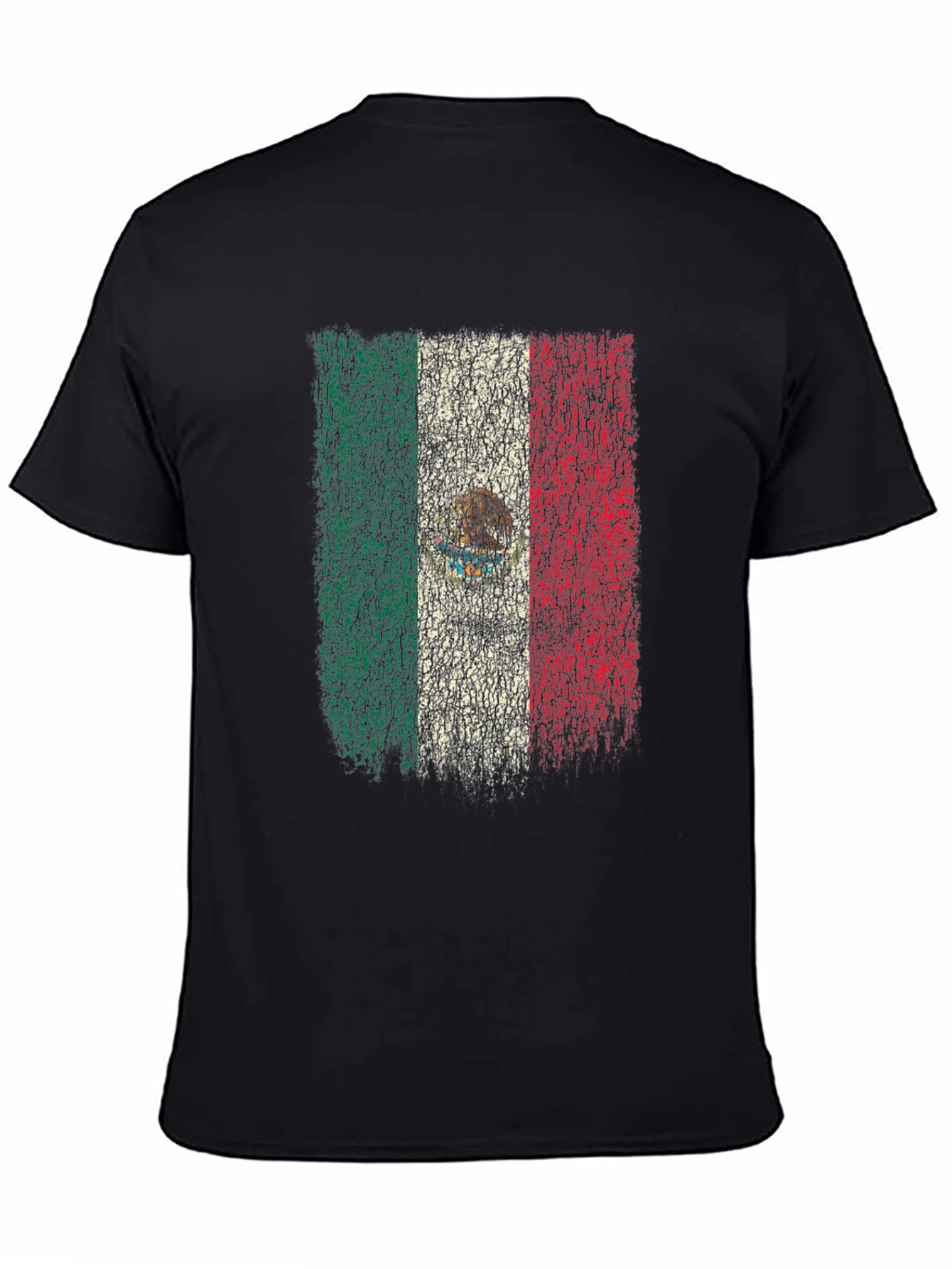 Mexico Flag T-Shirt - Distressed Graphic Tee - 4