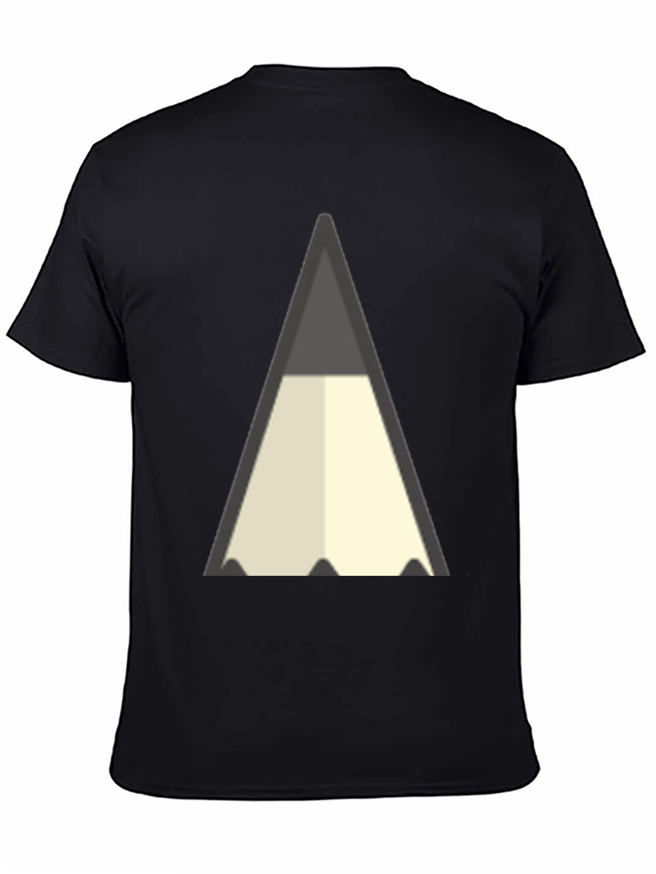 Black Pencil Graphic Black T-Shirt - Artist Inspired Tee view 4