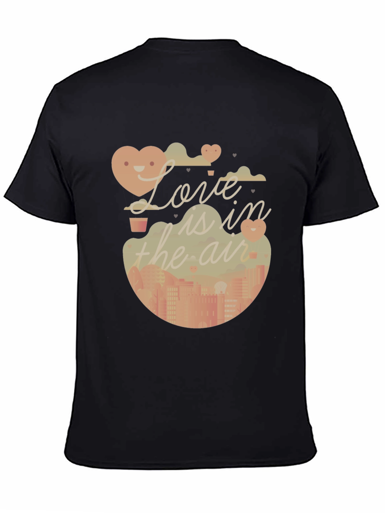 Black Love is in the Air Graphic Tee - Soft Cotton Blend view 4