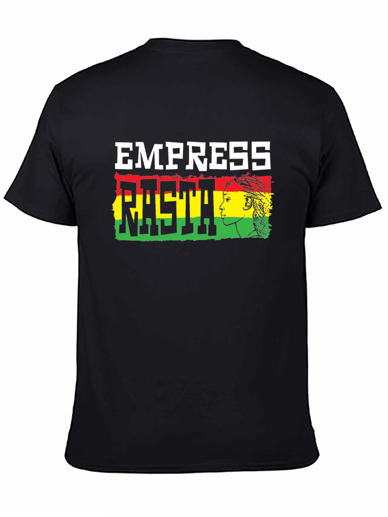 Black Empress Rasta Graphic T-Shirt view 4
