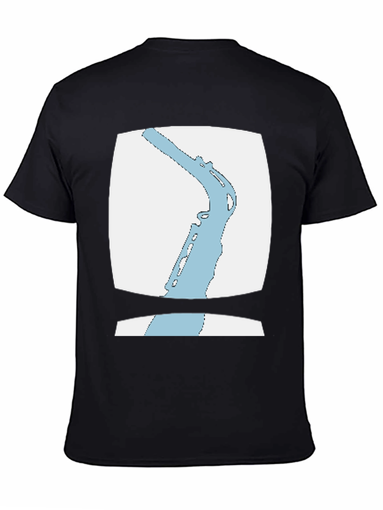 Black Saxophone Graphic T-Shirt view 4