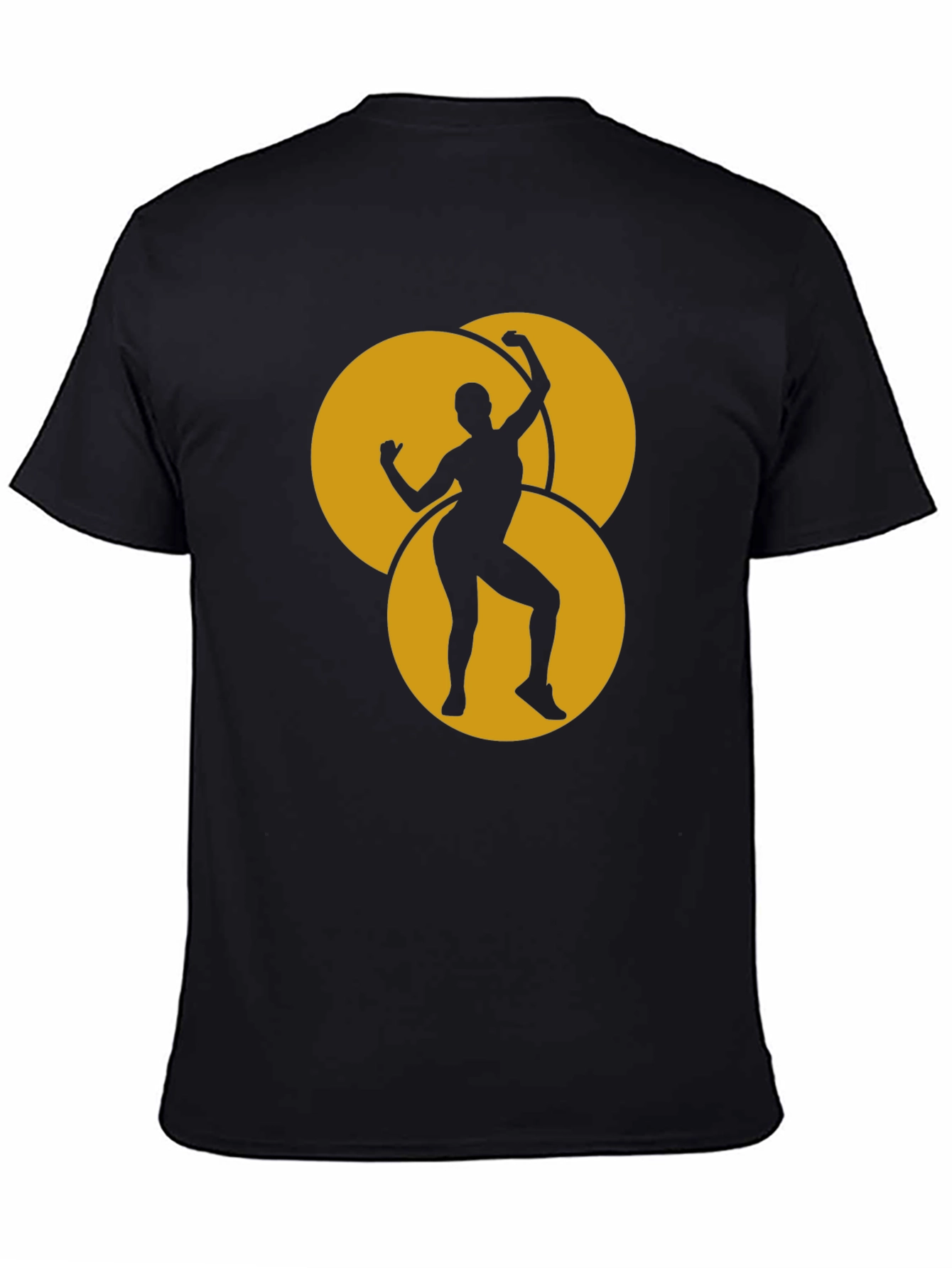 Black Dancing Woman Graphic Tee view 4