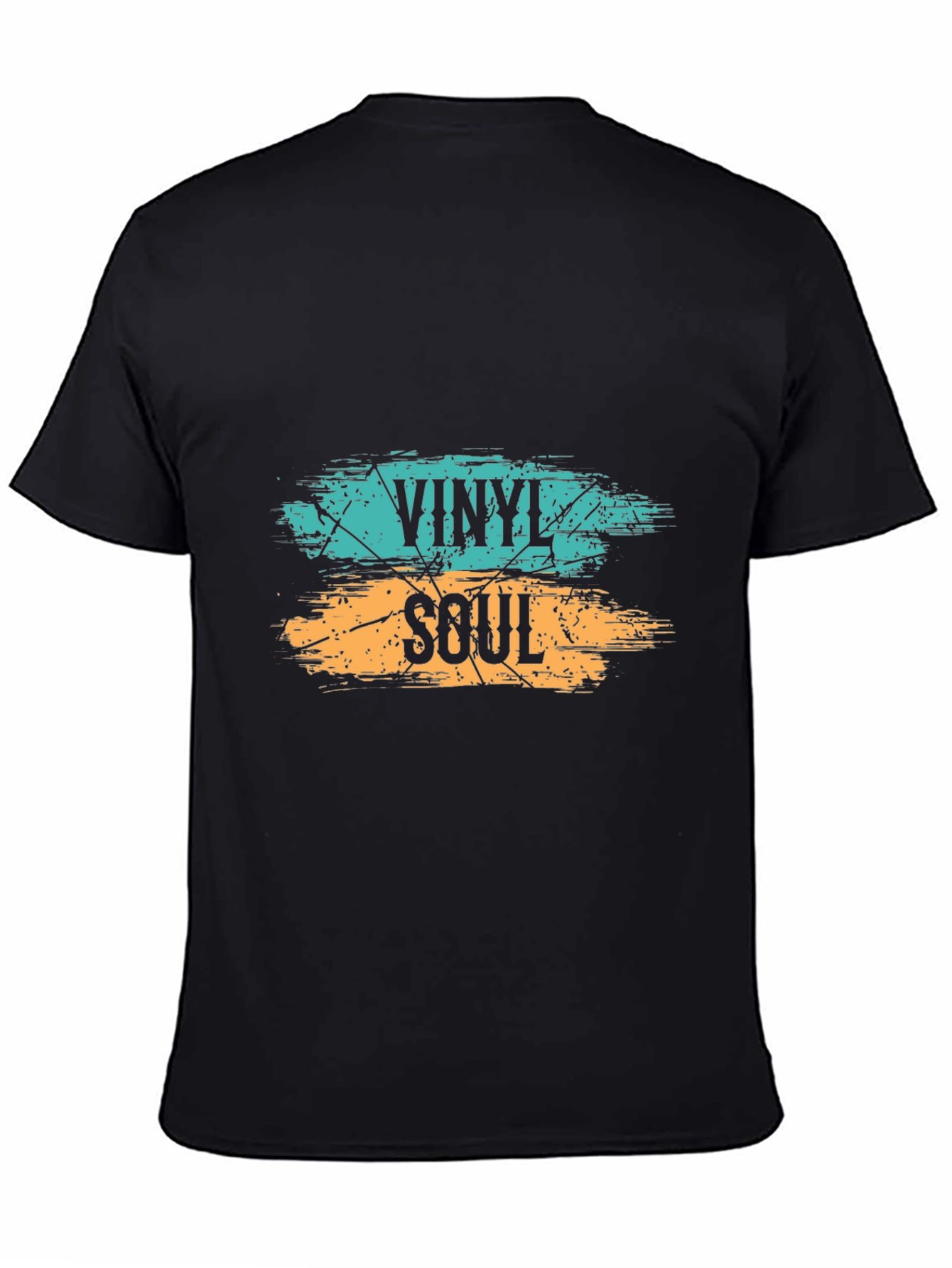 Black Vinyl Soul Graphic Tee - Stylish Music Lover Shirt view 4