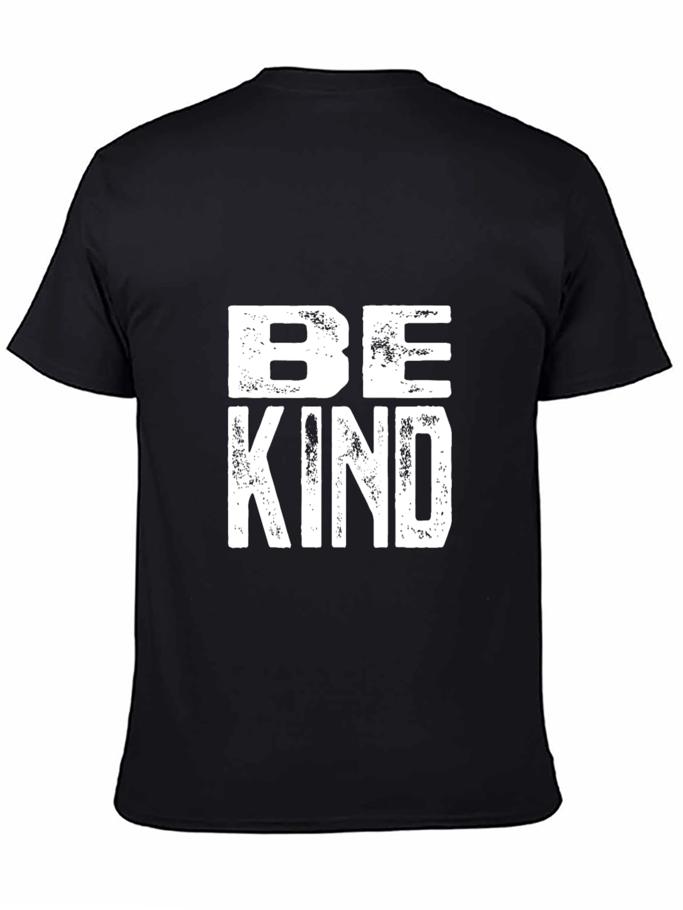Black Be Kind Graphic Tee - Black Cotton Blend view 4