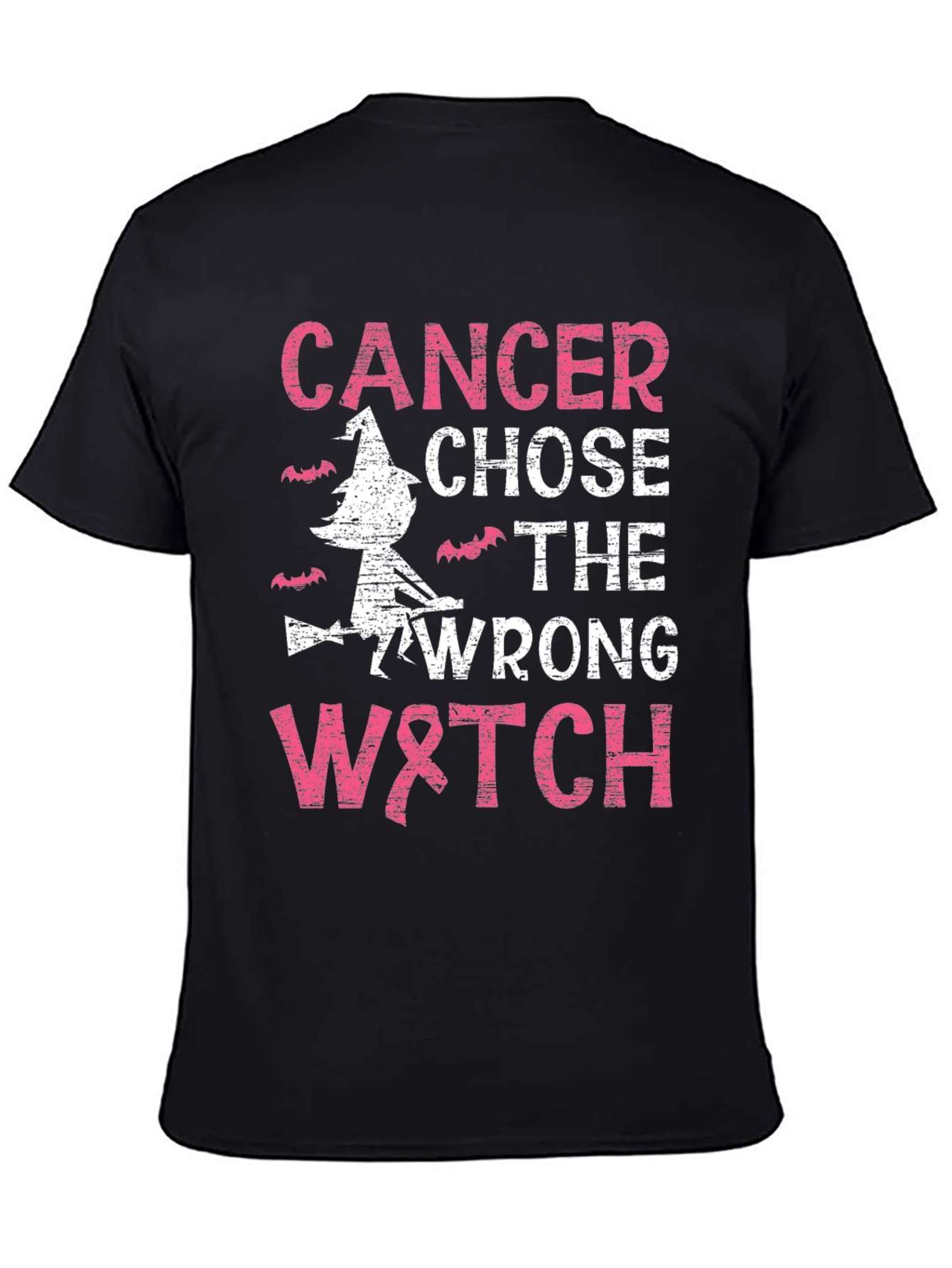 Cancer Chose Wrong Witch T-Shirt - 4