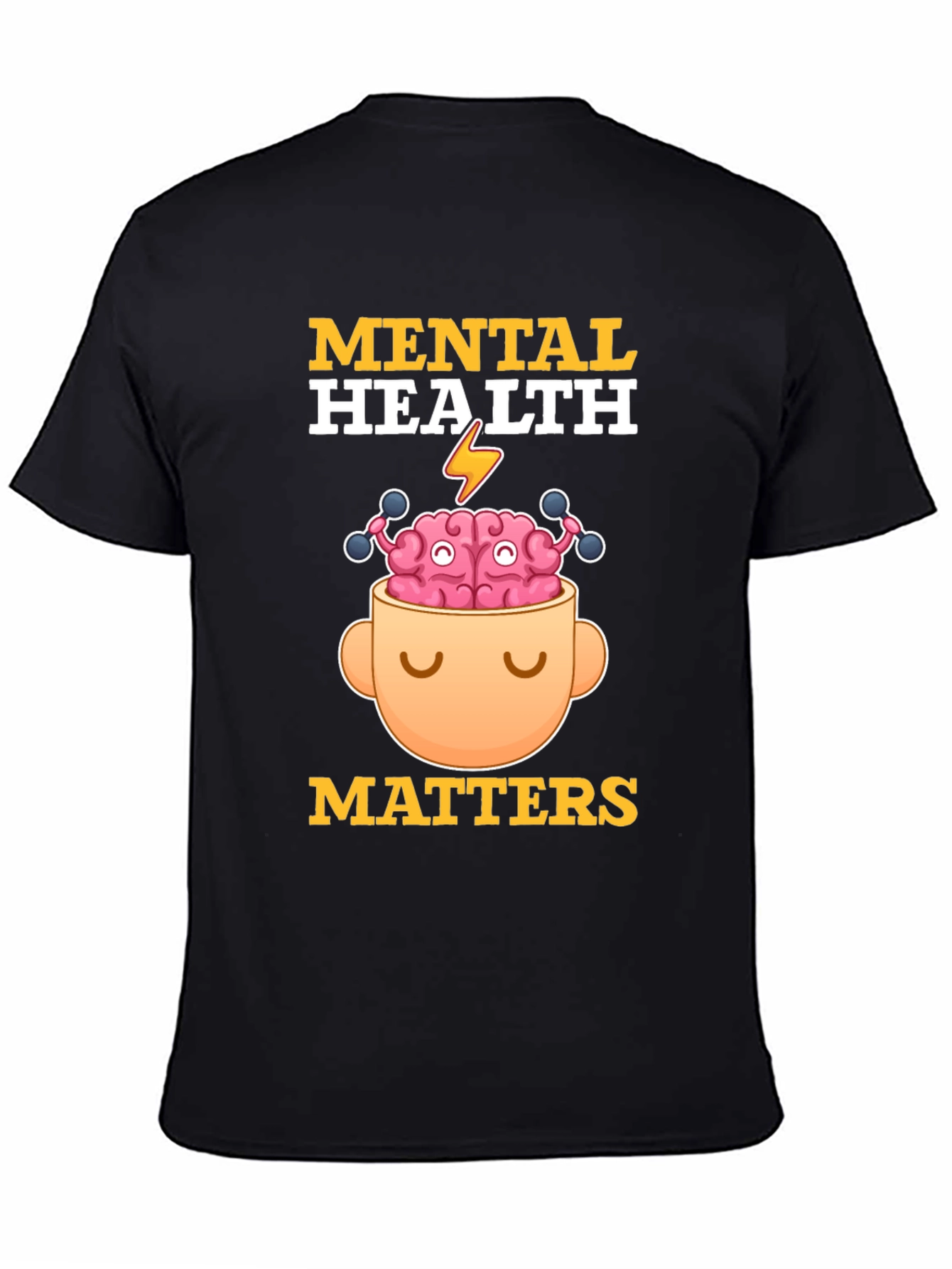 Black Mental Health Matters Graphic Tee view 4