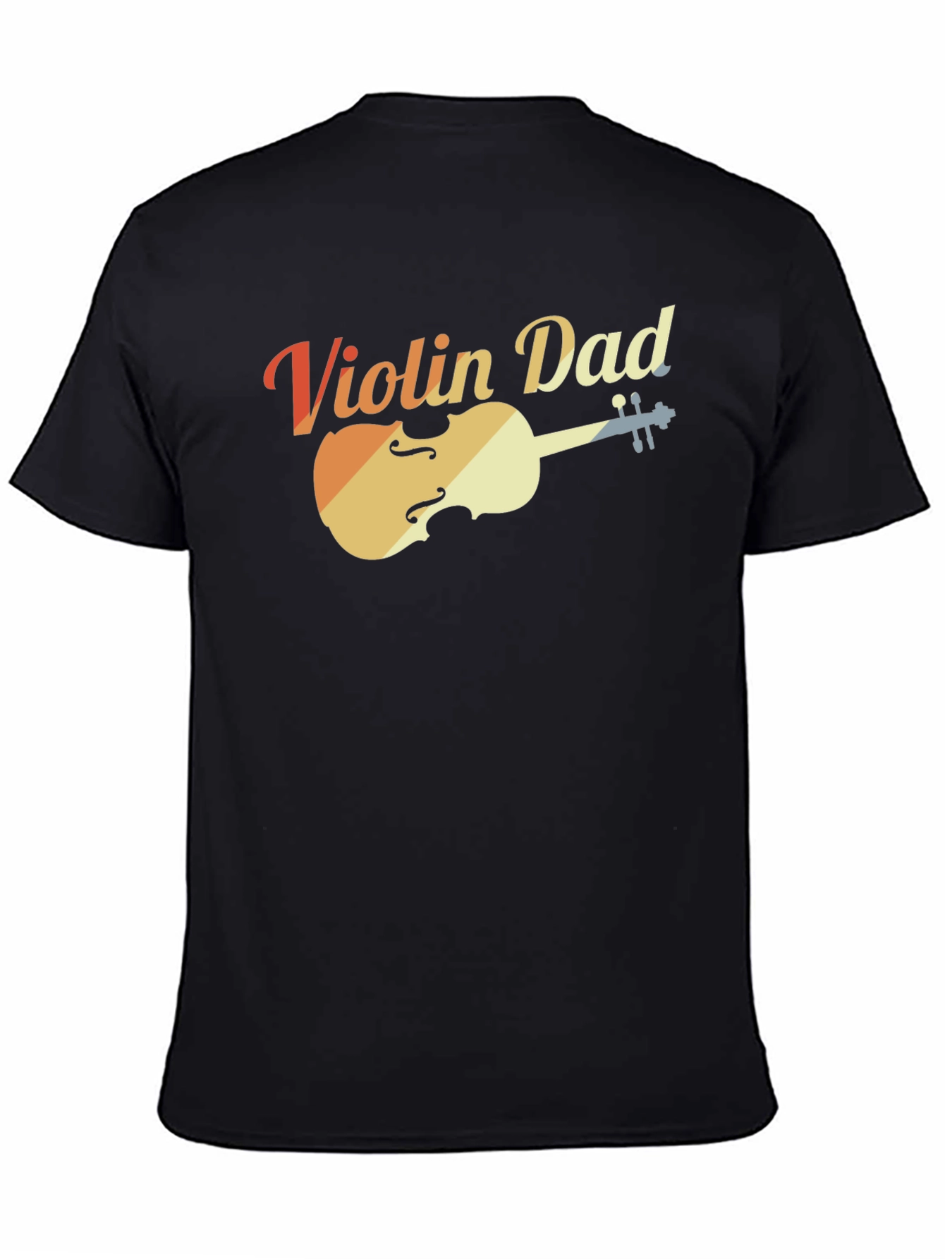 Black Violin Dad T-Shirt view 4