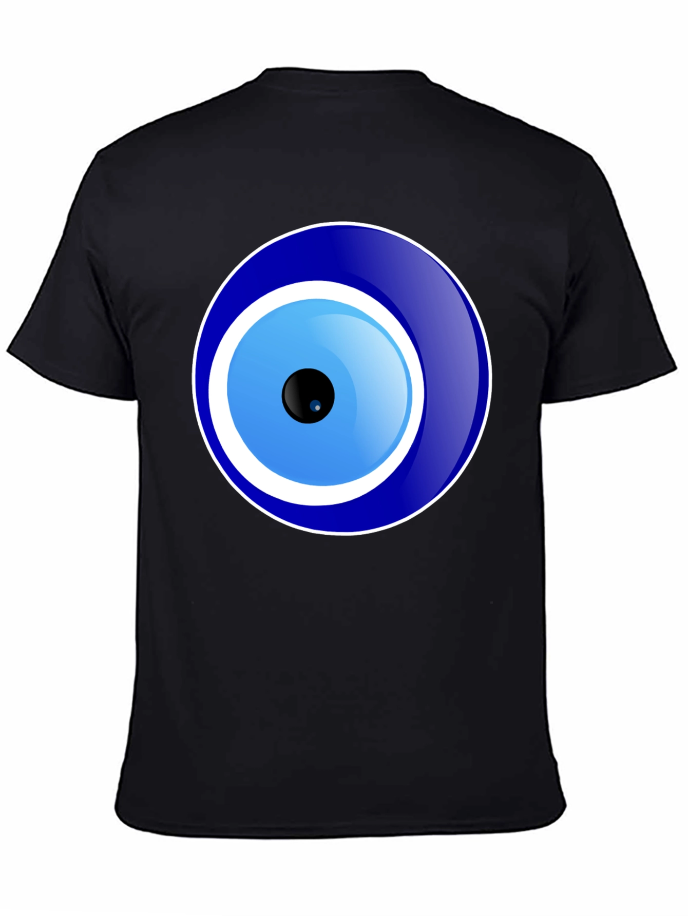 Black Evil Eye Graphic T-Shirt - Unisex Black Tee view 4
