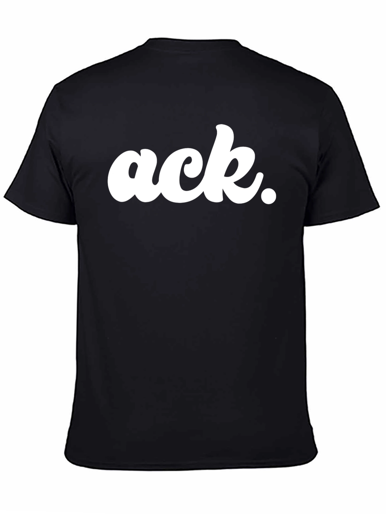 Black Ack Graphic Tee - Trendy Statement T-Shirt view 4