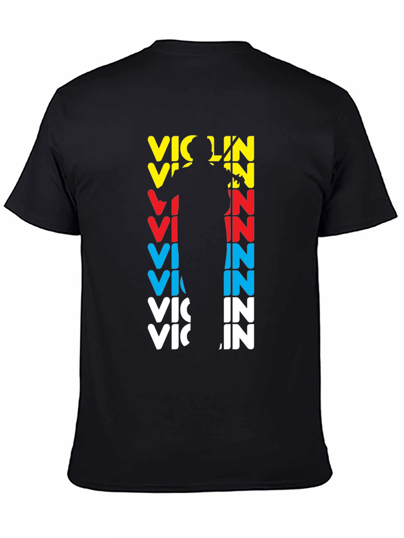 Black Violin Player Graphic T-Shirt view 4