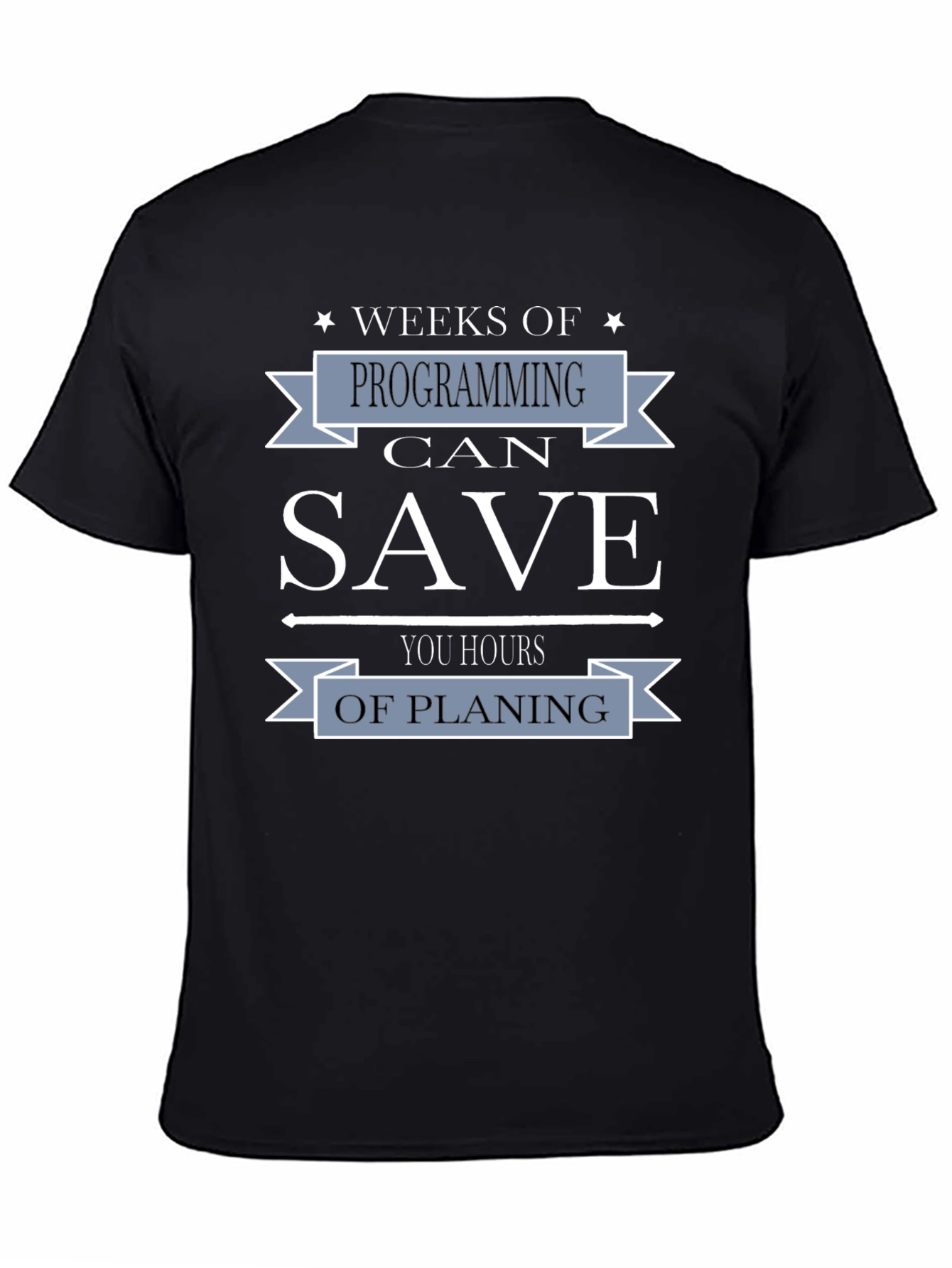 Black Weeks of Programming Funny Coder T-Shirt view 4