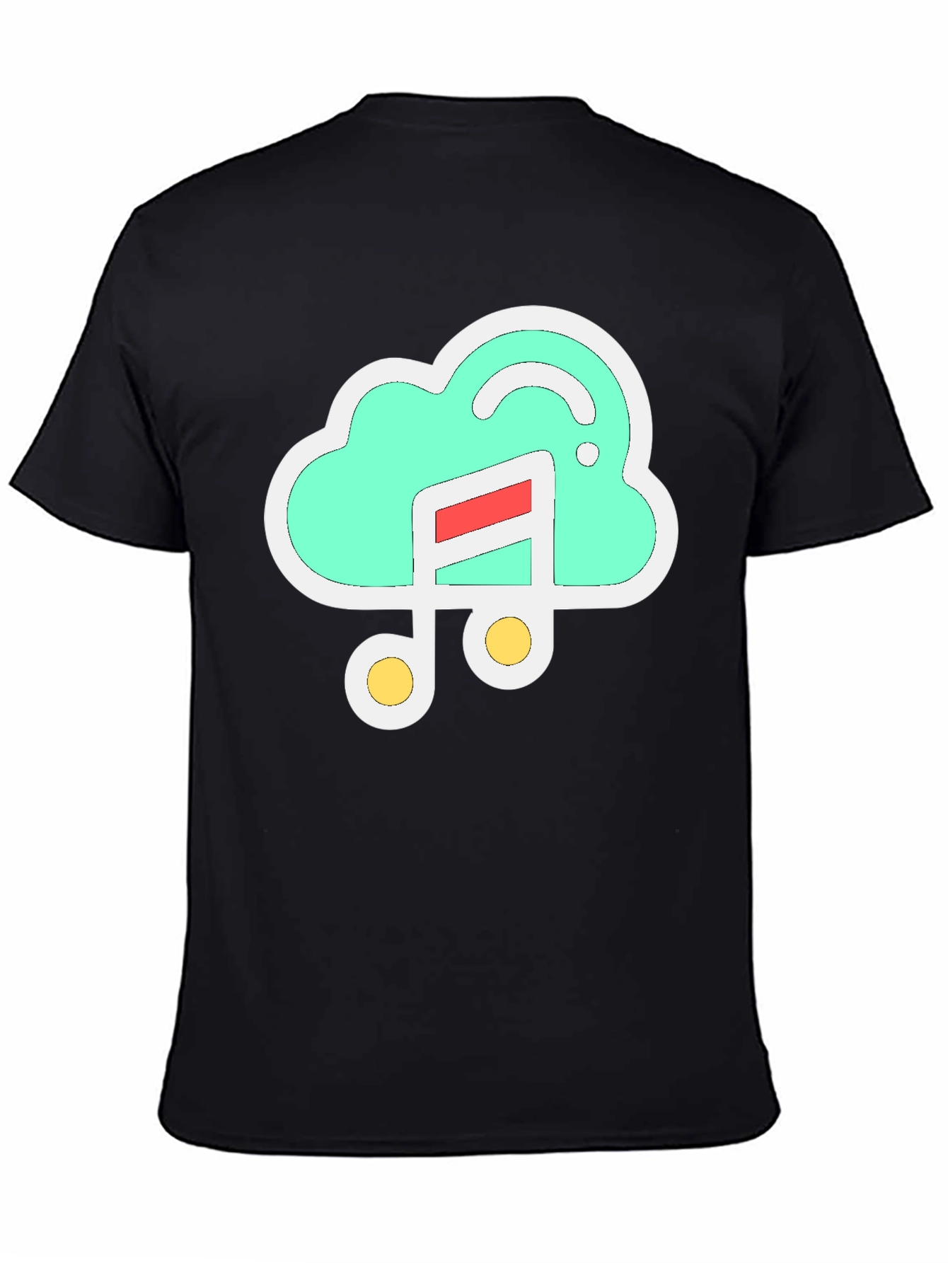 Black Cloud Music T-Shirt - Stylish & Comfortable view 4