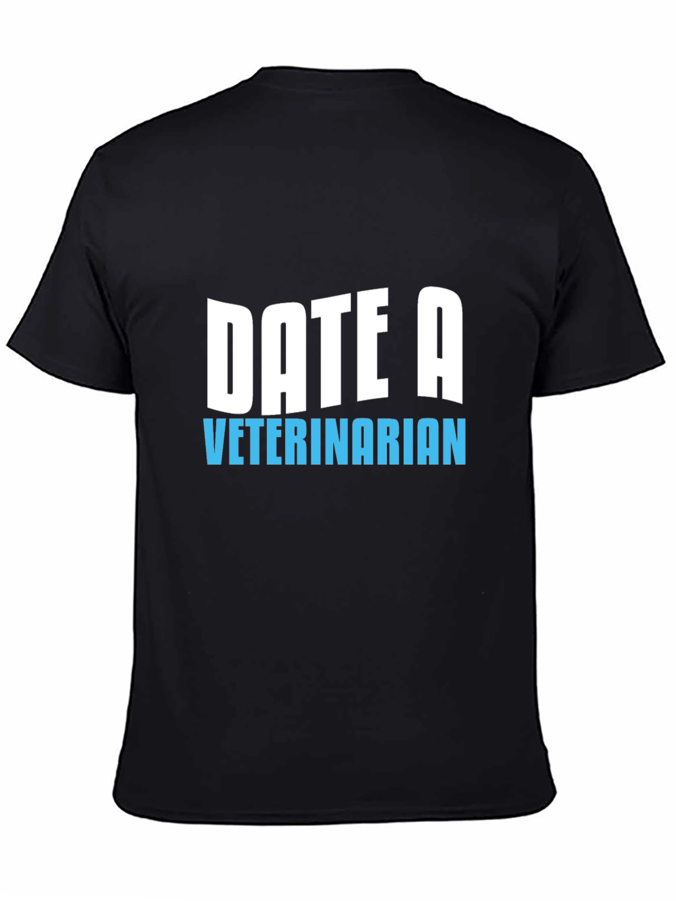 Black Date A Veterinarian Graphic Tee view 4