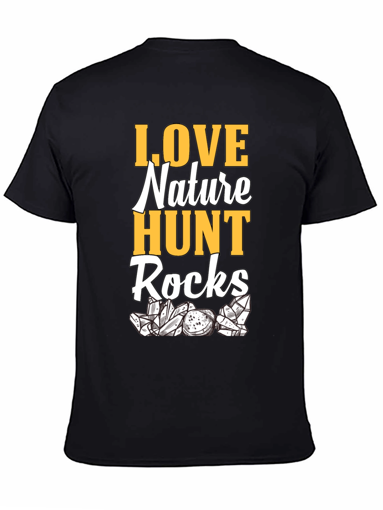 Love Nature Hunt Rocks Graphic T-Shirt - 4