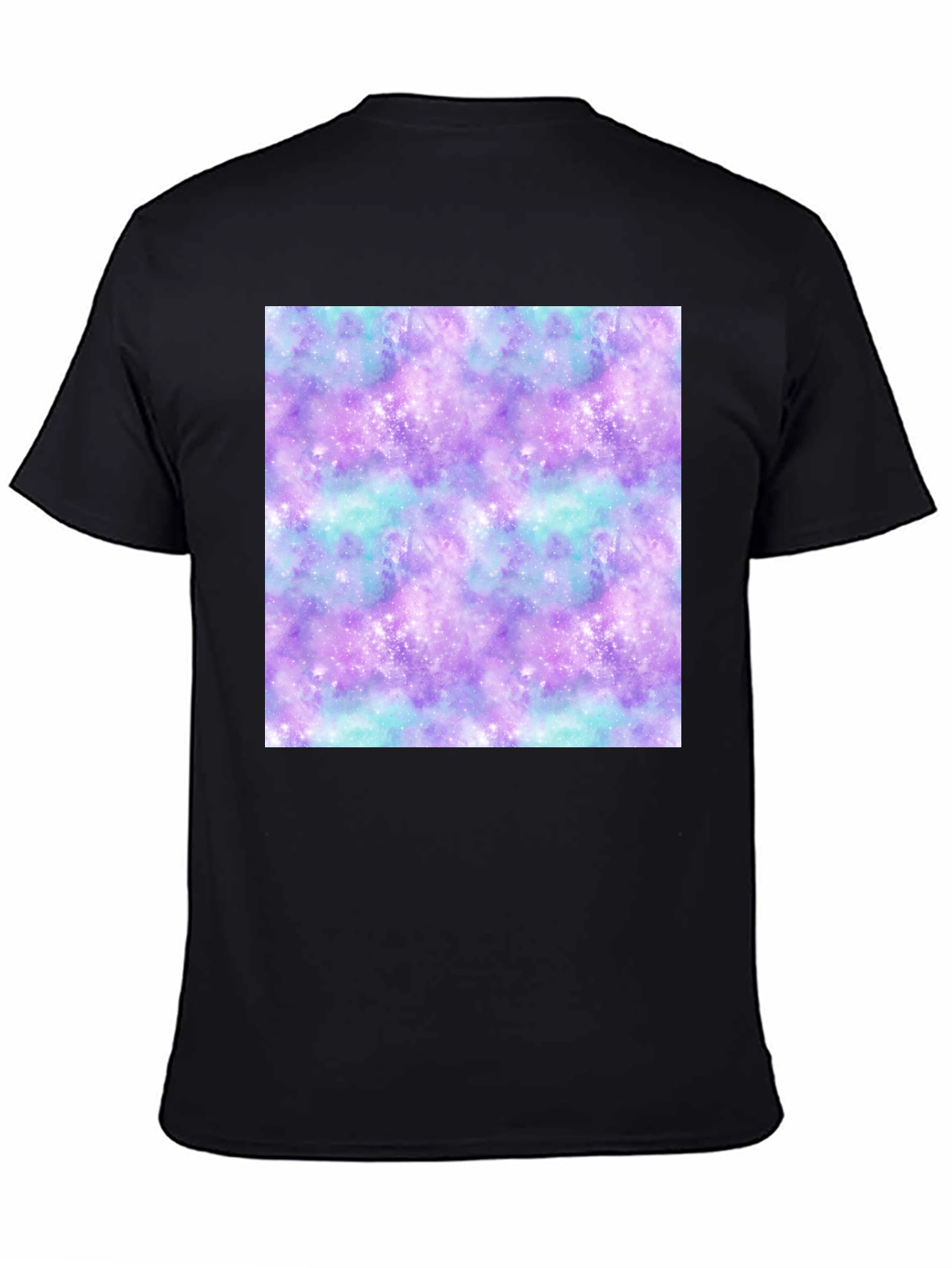 Black Galaxy Print Tee - Stylish & Comfortable view 4