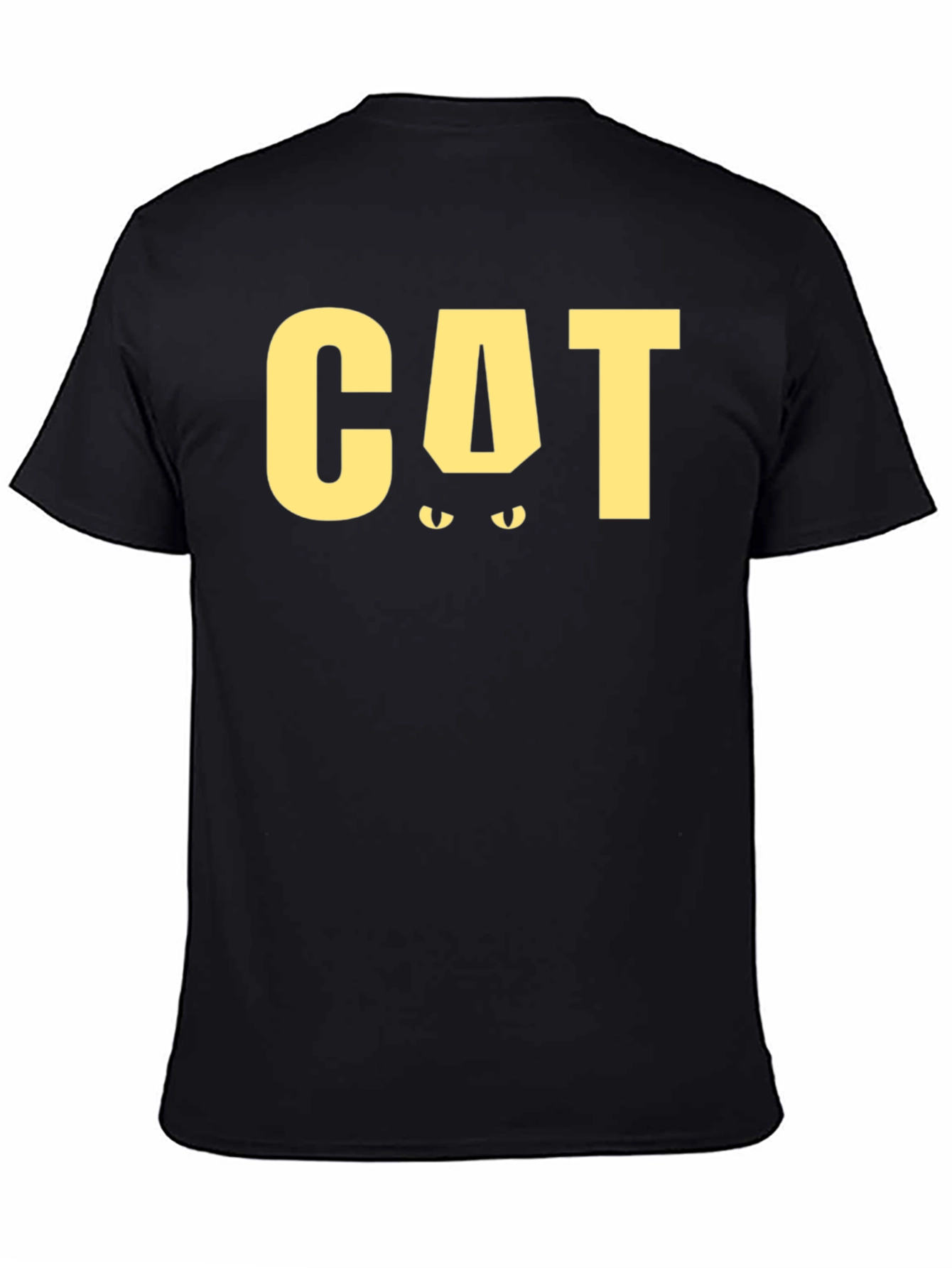 Black Cat Eyes T-Shirt: Black Cat Graphic Tee view 4