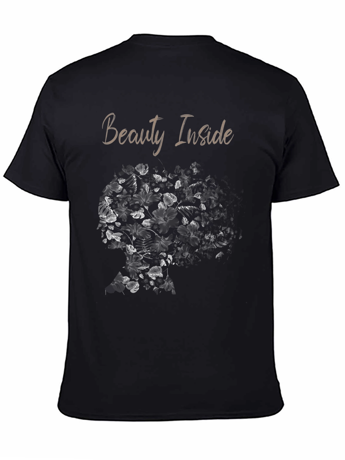 Black Beauty Inside Floral T-Shirt view 4