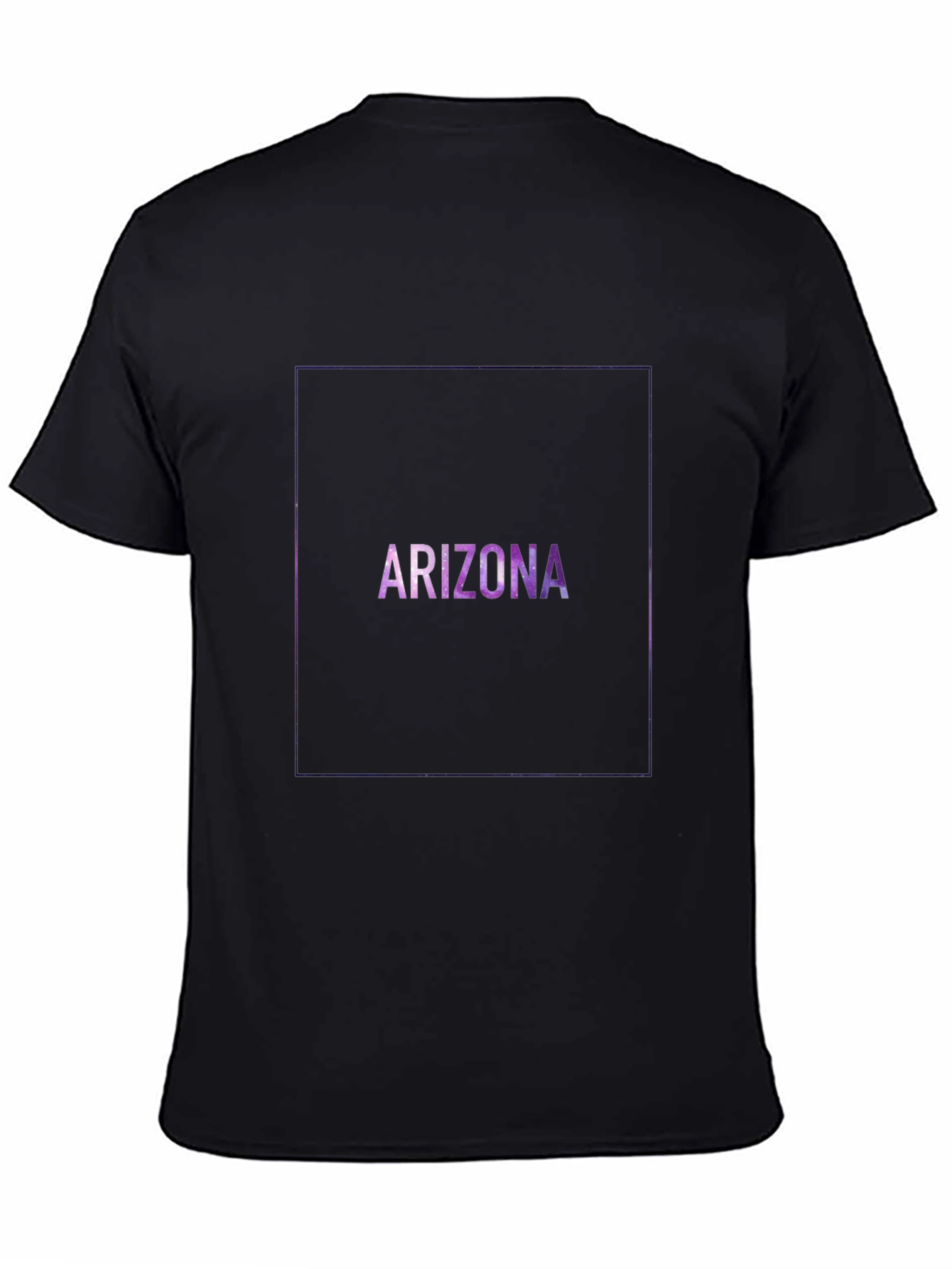 Black Arizona Graphic Tee - Black Cotton Blend view 4