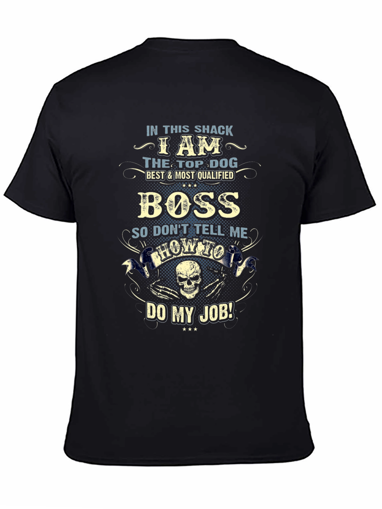 Black In This Shack I Am The Top Dog Men's T-Shirt view 4