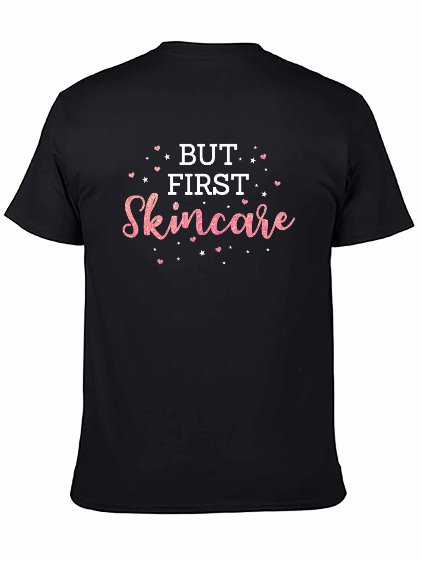 Black But First Skincare T-Shirt view 4