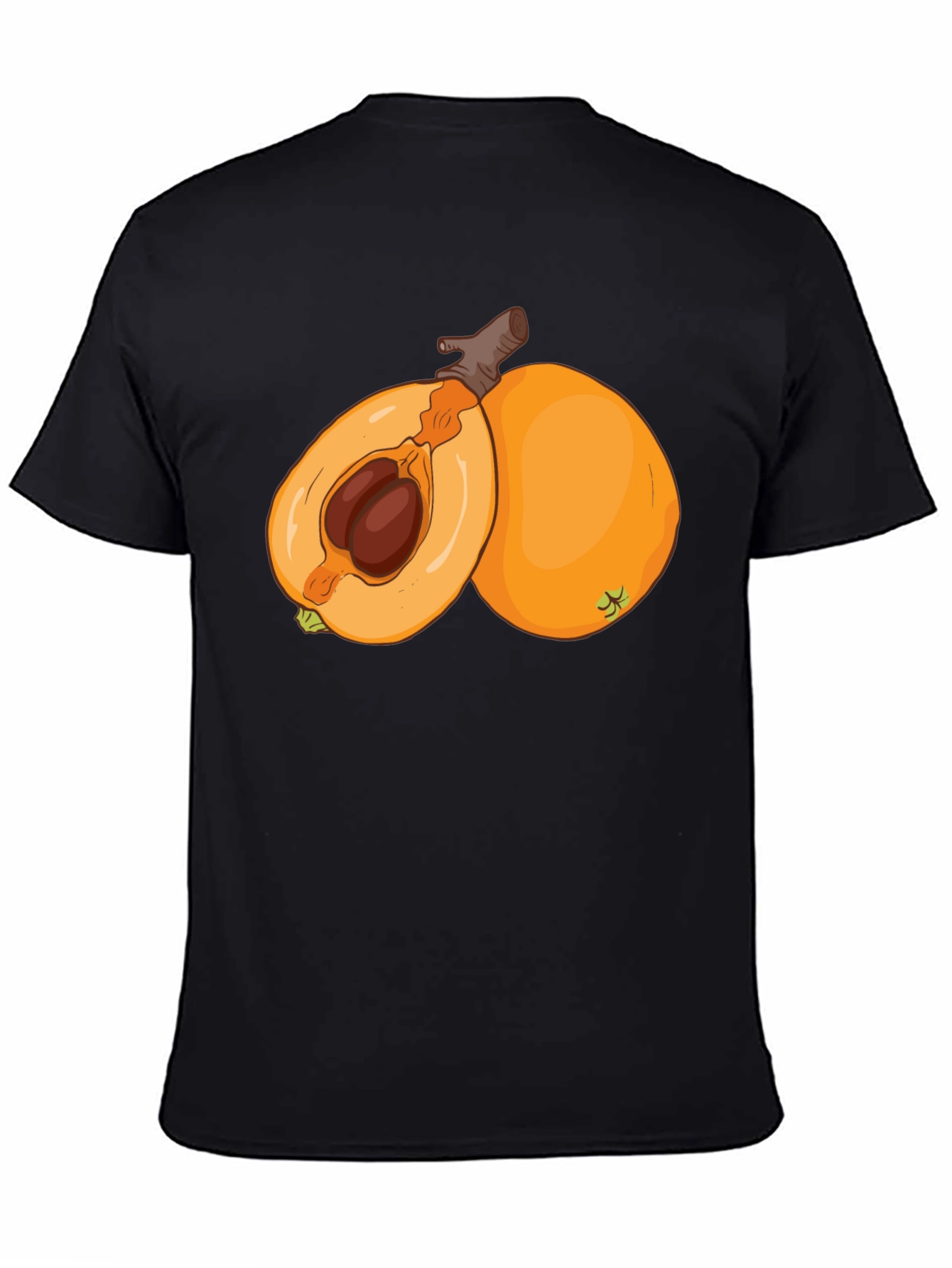 Black Loquat Fruit Graphic Tee - Unique Design, Comfortable Fit view 4
