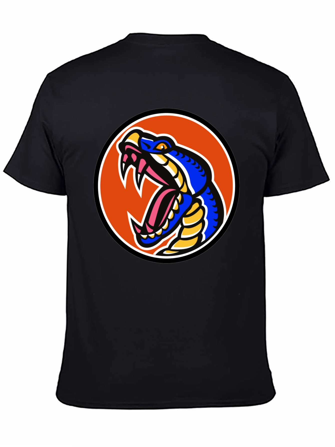 Black Snake Graphic Tee - Bold Cobra Design view 4