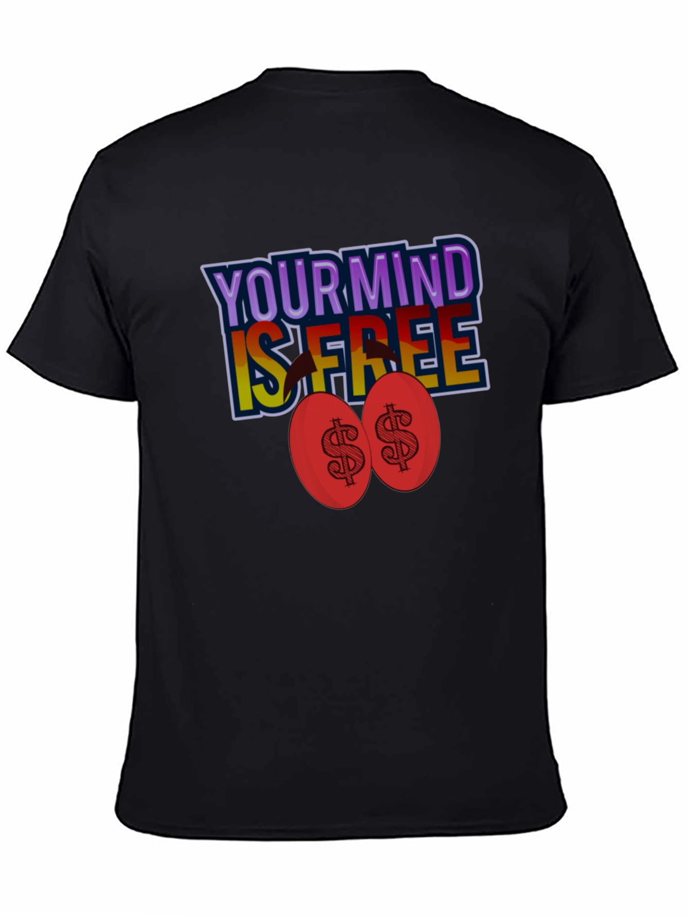 Black Your Mind Is Free T-Shirt view 4