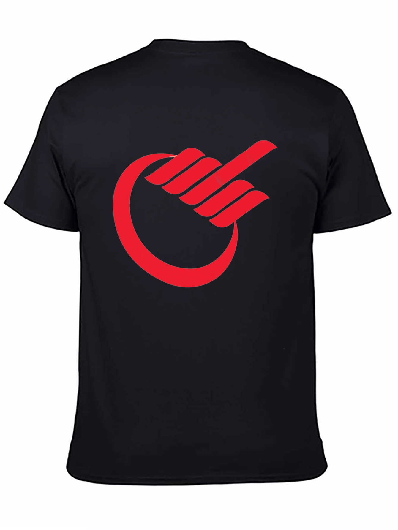 Black Red Logo Black T-Shirt view 4