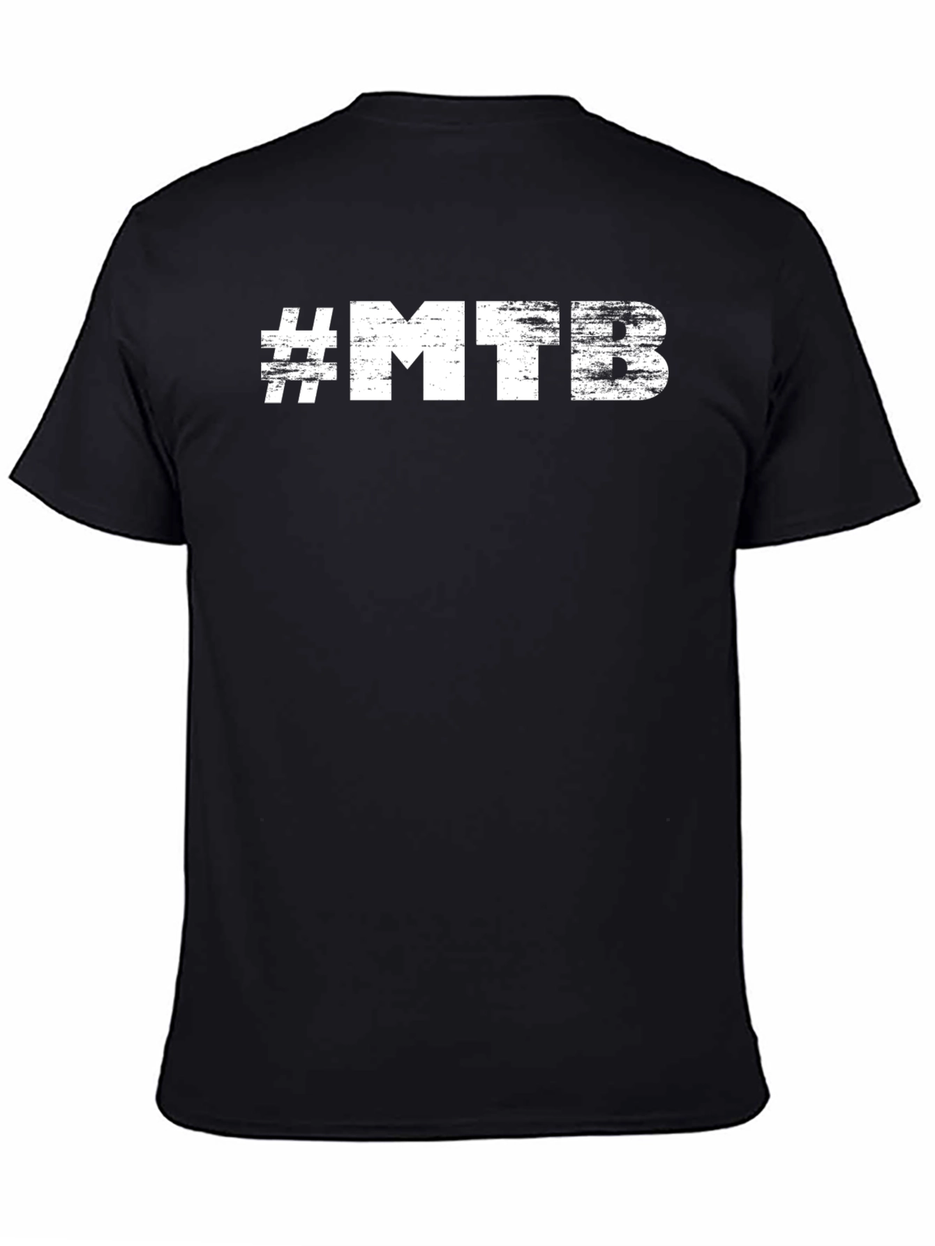 Black #MTB T-Shirt - Mountain Biking Apparel view 4