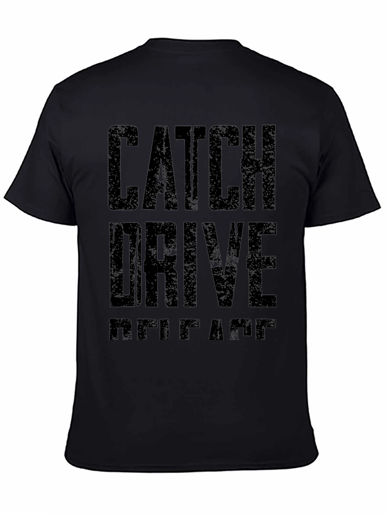 Black Catch Drive Release Black Graphic Tee view 4