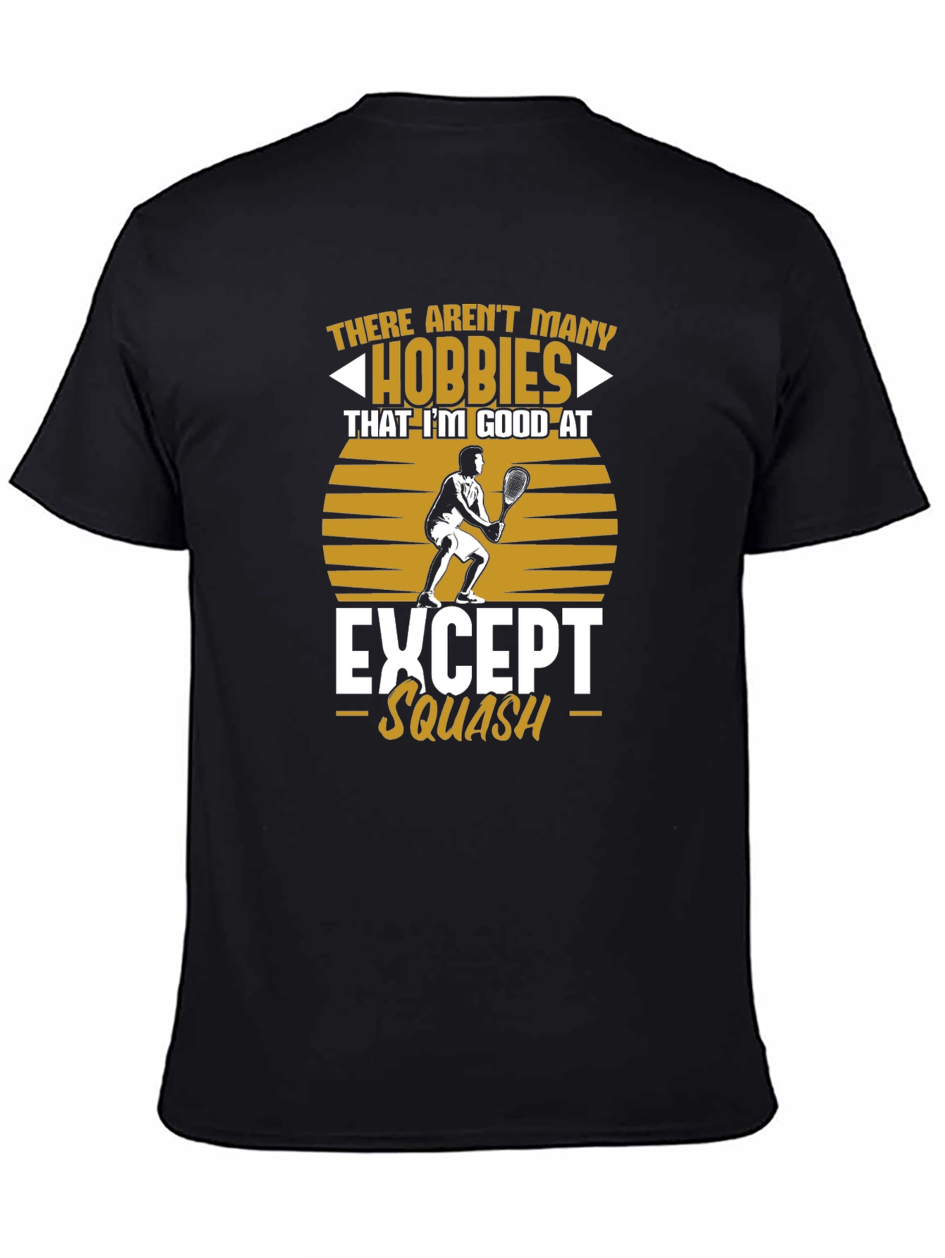 Black Squash Hobby Graphic T-Shirt view 4